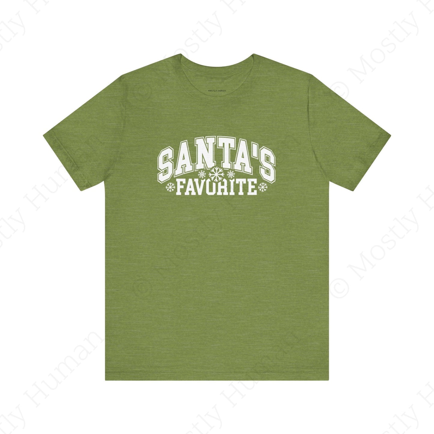 Santa's Favorite | Heather Green Unisex | Mostly Human