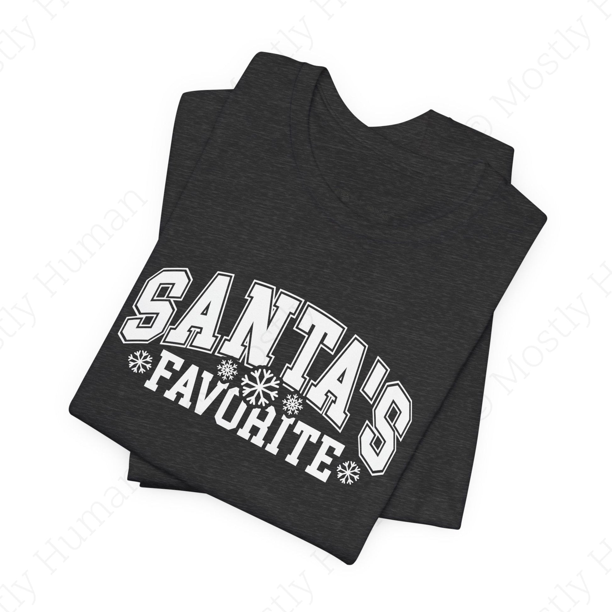 Santa's Favorite | Dark Grey Heather Unisex | Mostly Human