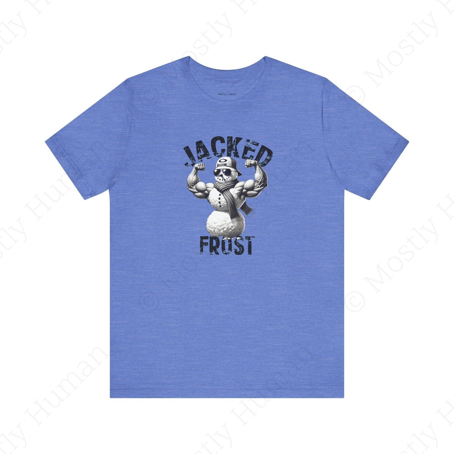 Jacked Frost | Heather Columbia Blue Unisex | Mostly Human