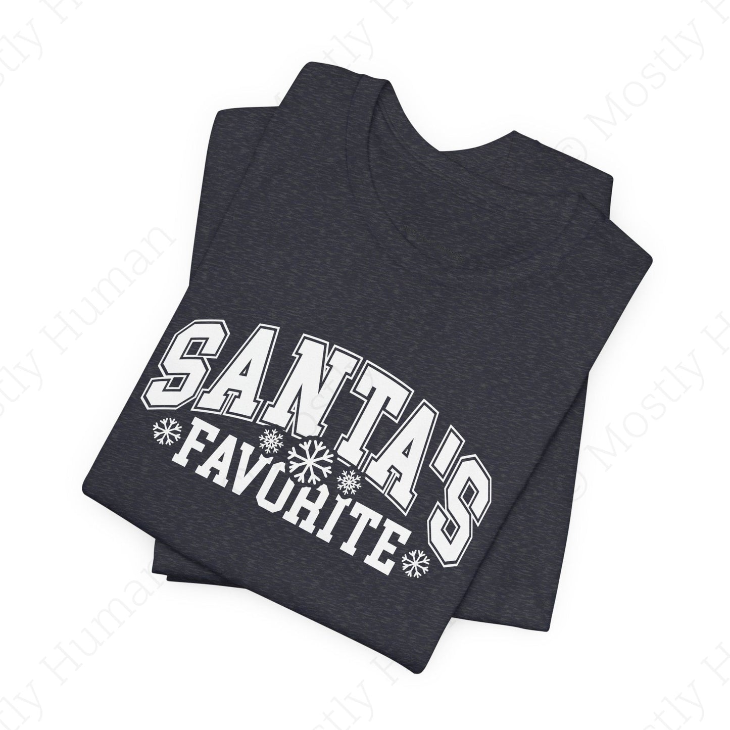 Santa's Favorite | Heather Navy Unisex | Mostly Human