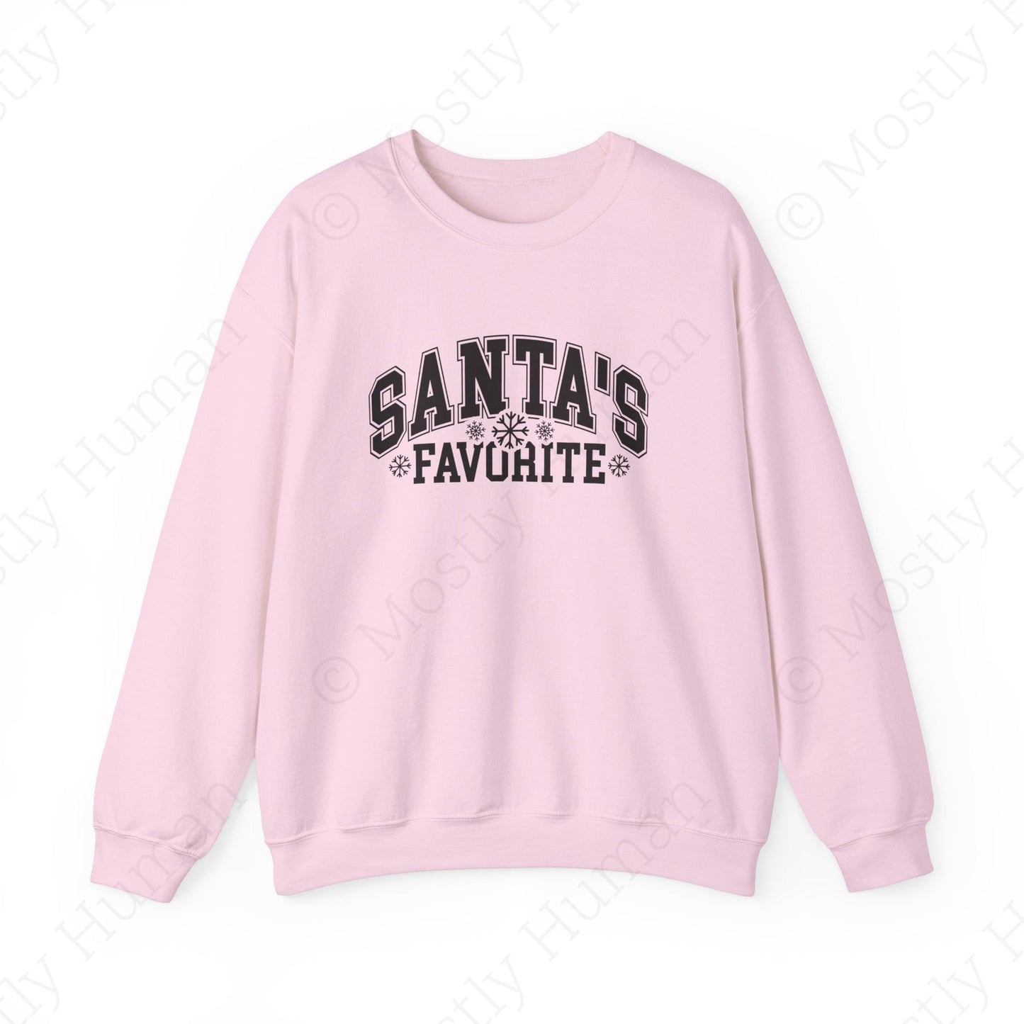 Santa's Favorite | Light Pink Unisex | Mostly Human