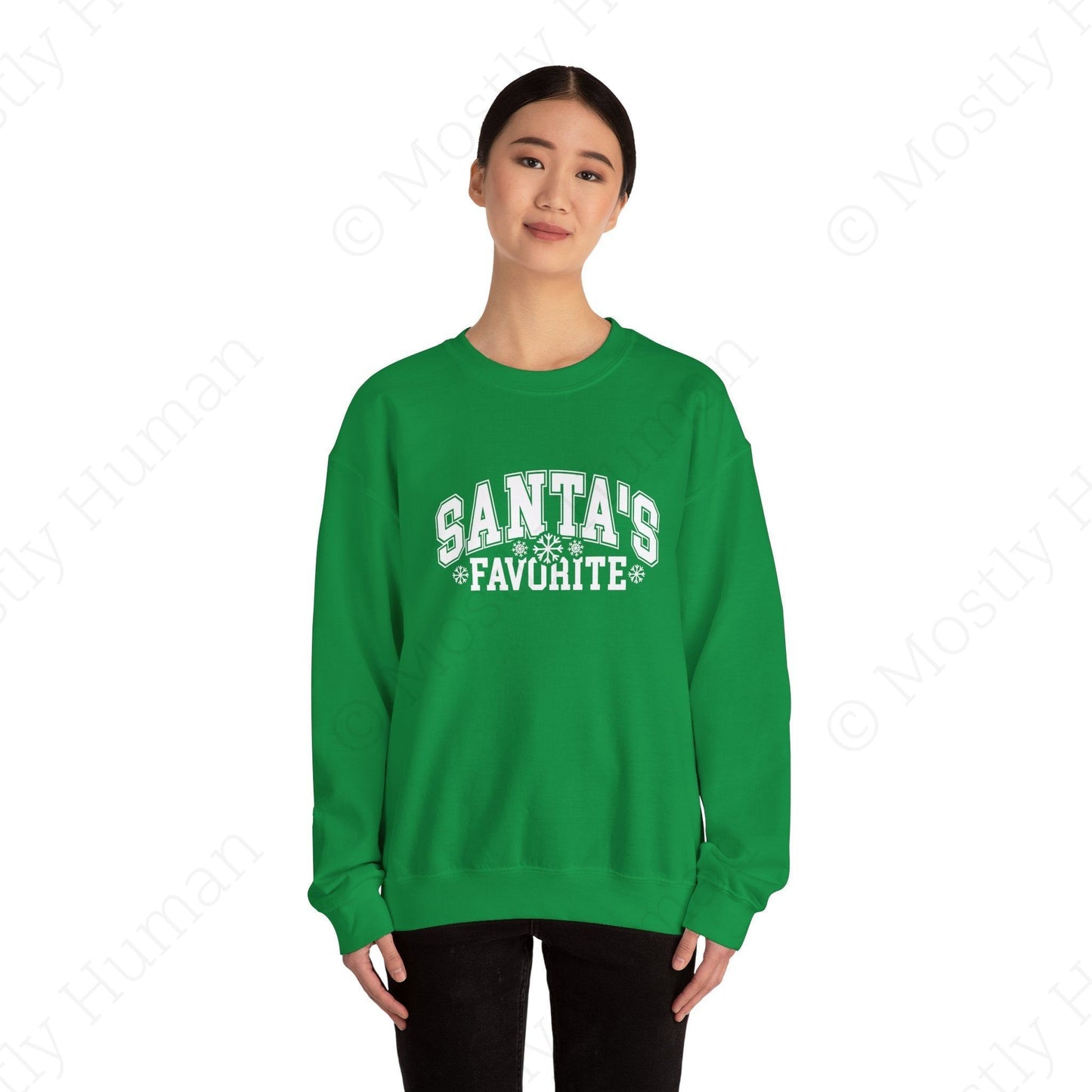 Santa's Favorite | Irish Green Unisex | Mostly Human