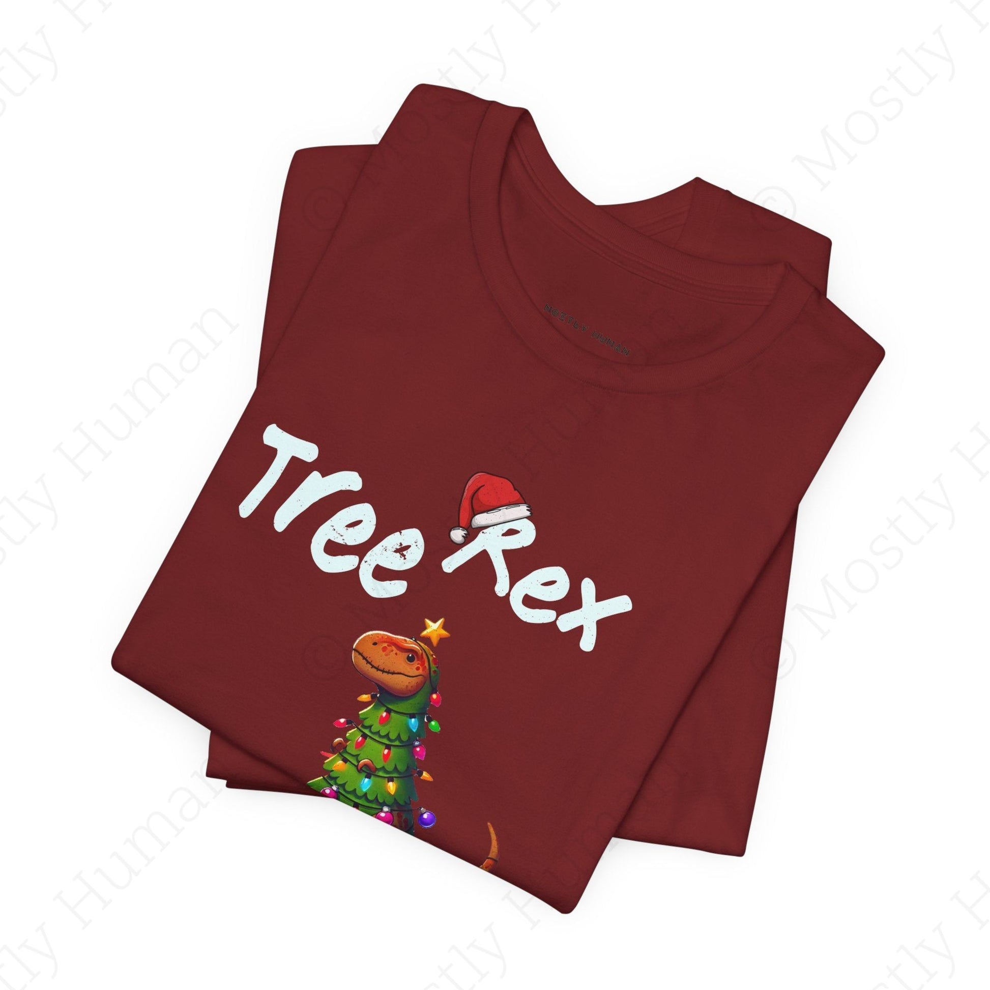 Tree Rex Christmas | Cardinal Unisex | Mostly Human