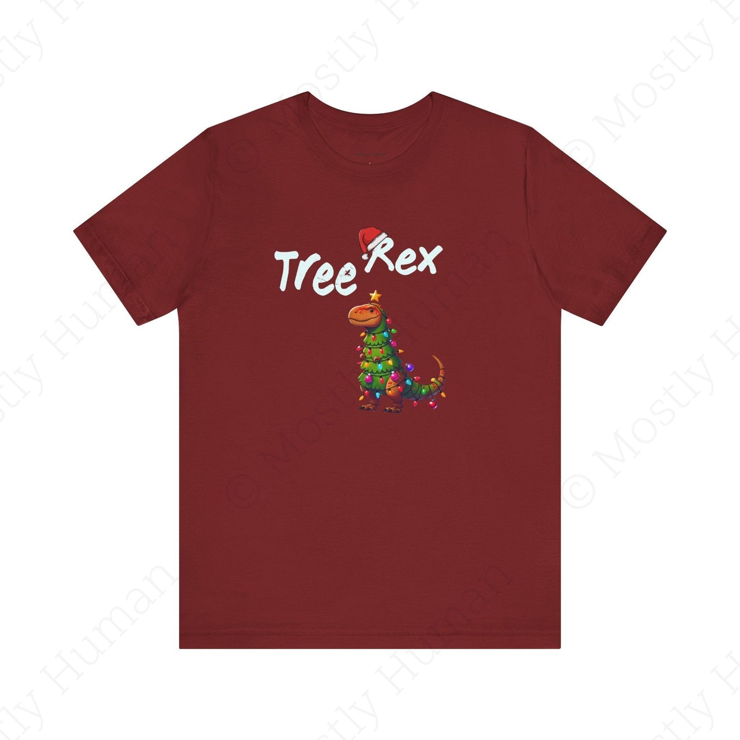 Tree Rex Christmas | Cardinal Unisex | Mostly Human