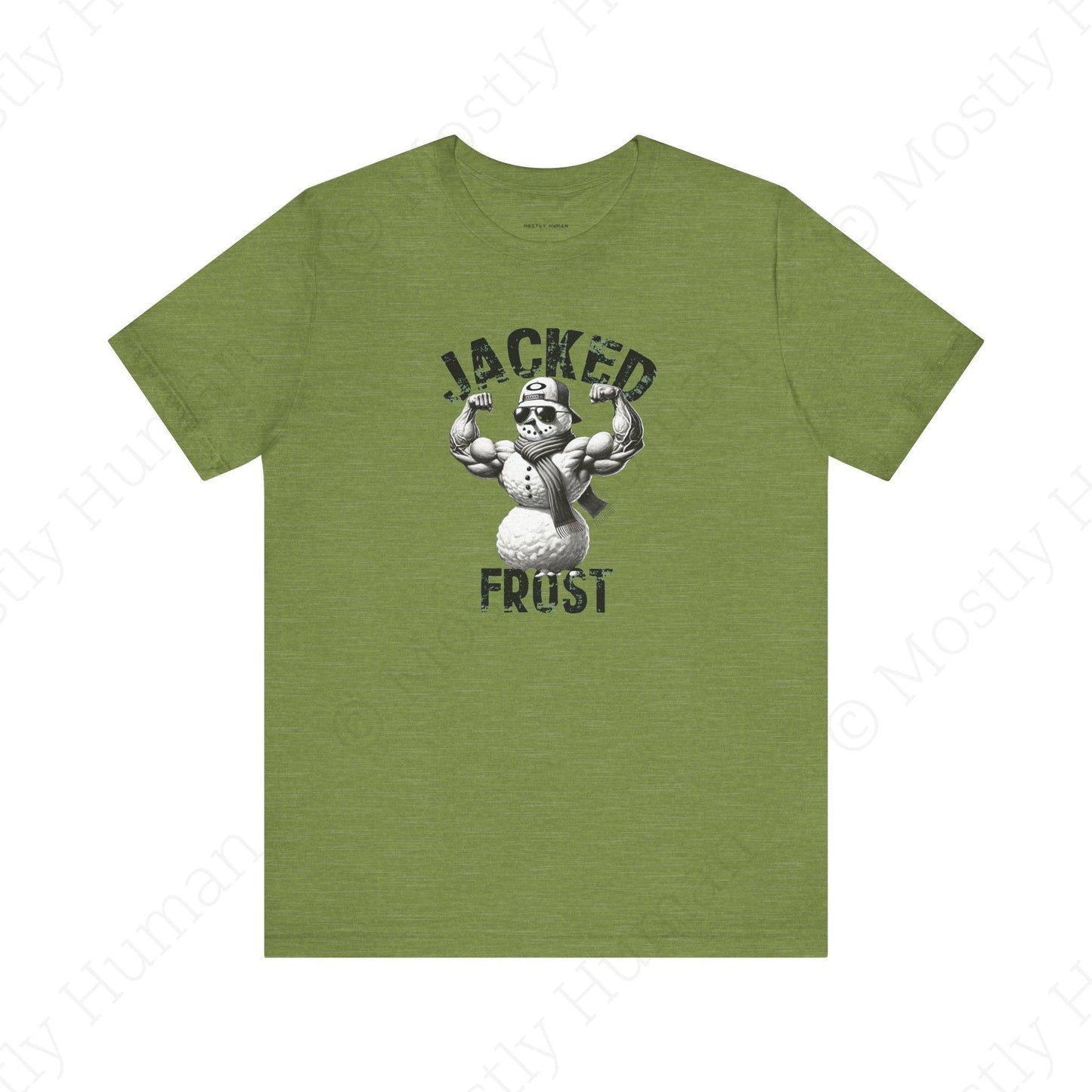 Jacked Frost | Heather Green Unisex | Mostly Human