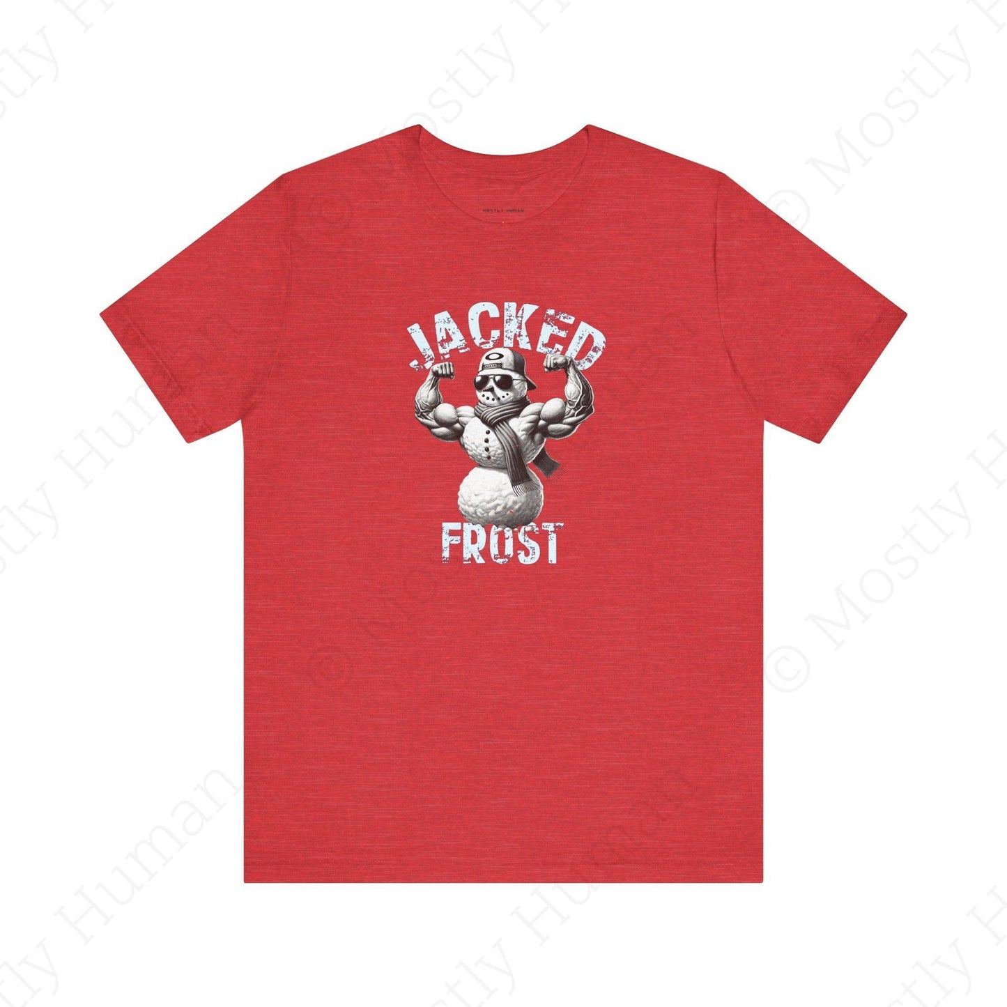 Jacked Frost | Heather Red Unisex | Mostly Human