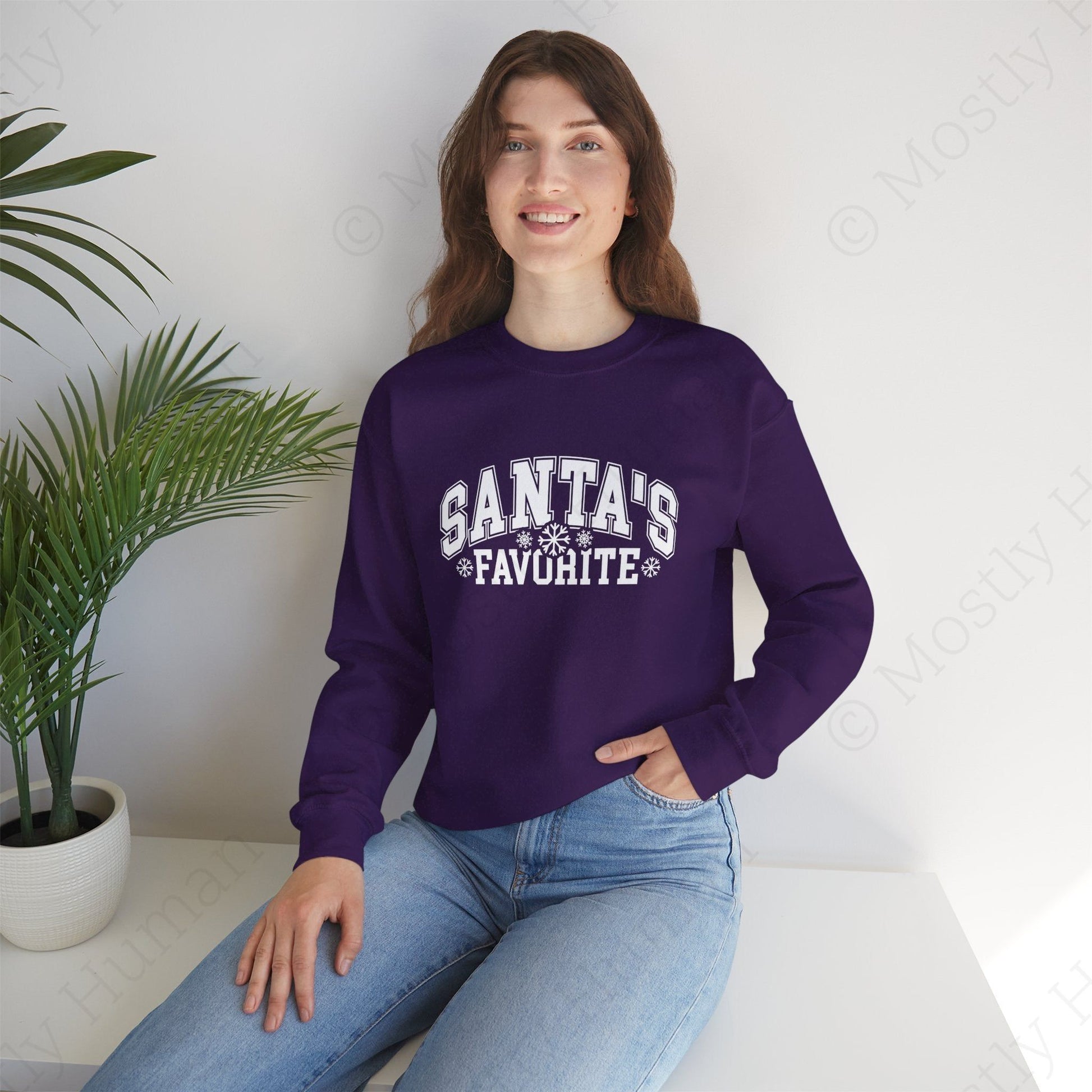 Santa's Favorite | Purple Unisex | Mostly Human