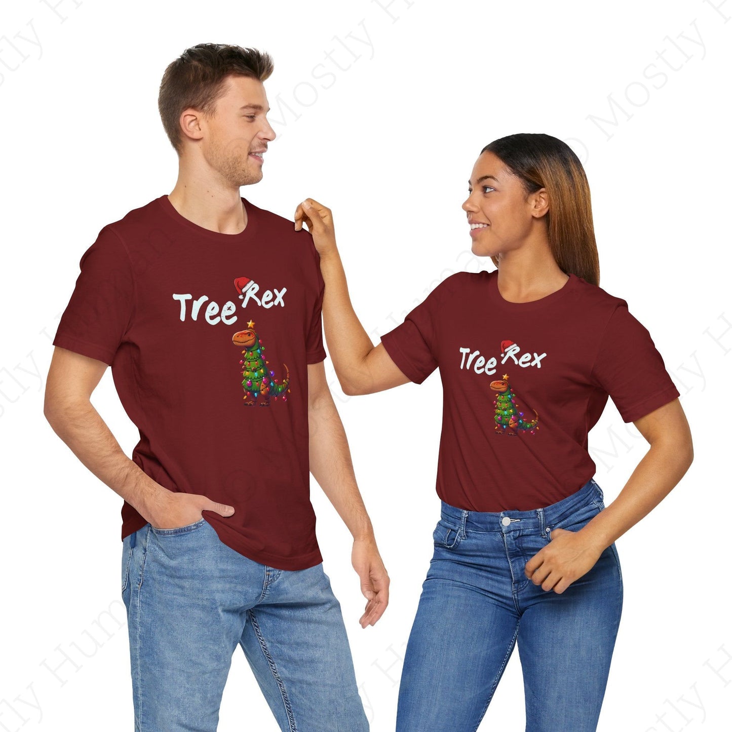 Tree Rex Christmas | Cardinal Unisex | Mostly Human