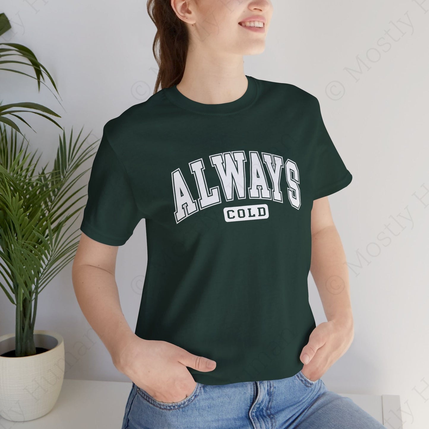 Always Cold | Deep Heather Unisex | Mostly Human