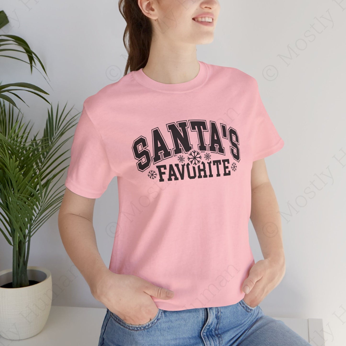 Santa's Favorite | Pink Unisex | Mostly Human