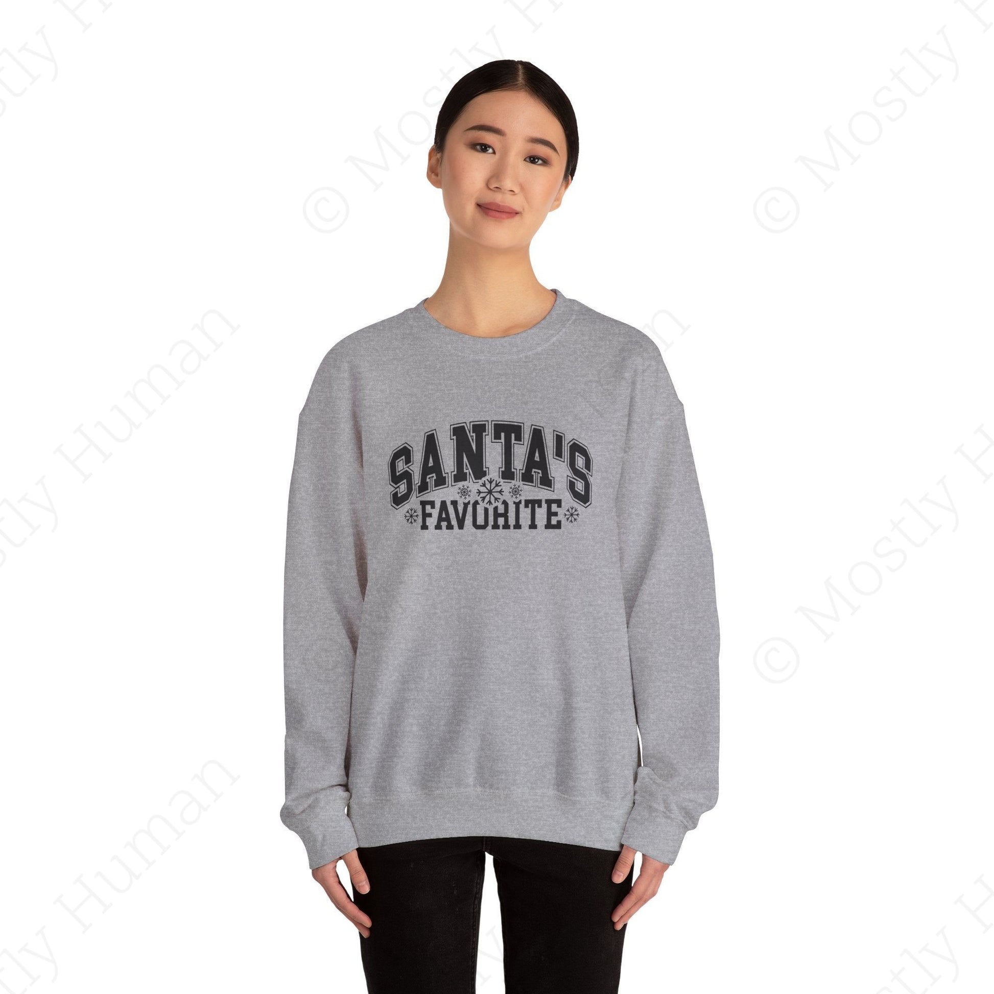 Santa's Favorite | Sport Grey Unisex | Mostly Human