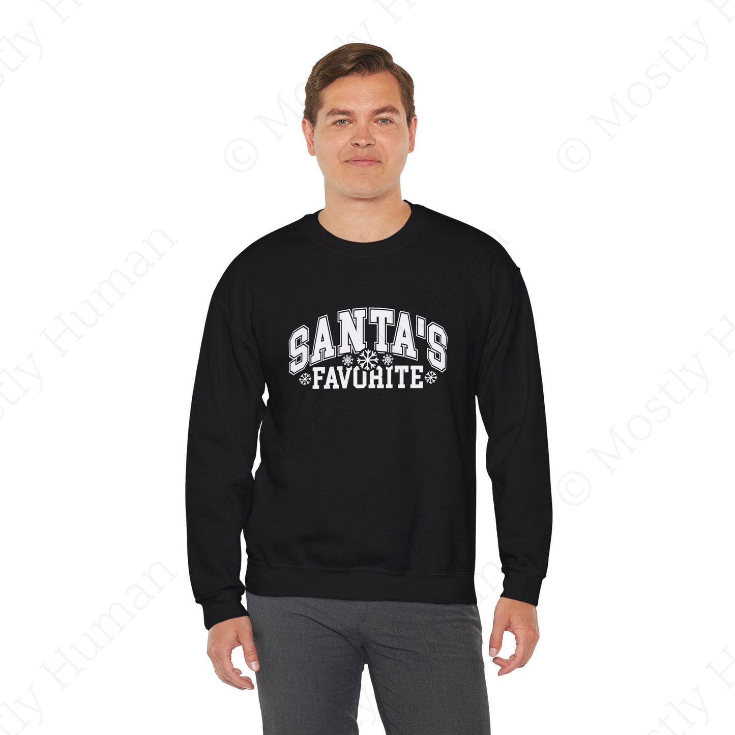 Santa's Favorite | Black Unisex | Mostly Human