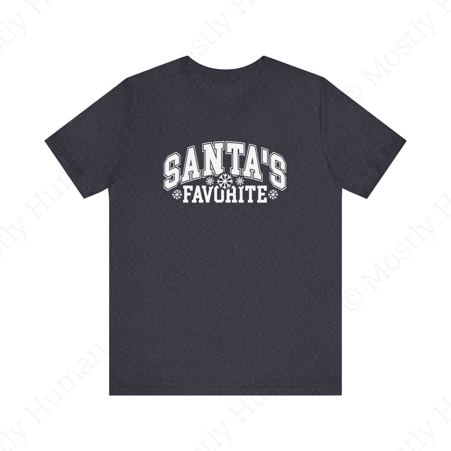 Santa's Favorite | Heather Navy Unisex | Mostly Human