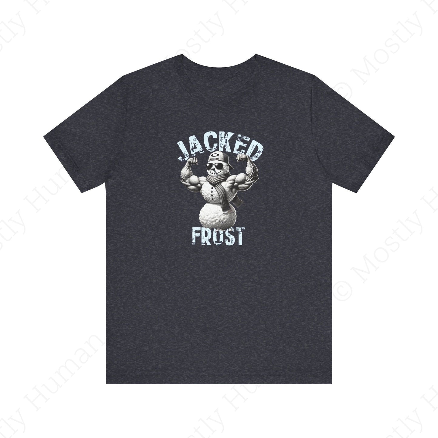 Jacked Frost | Heather Navy Unisex | Mostly Human