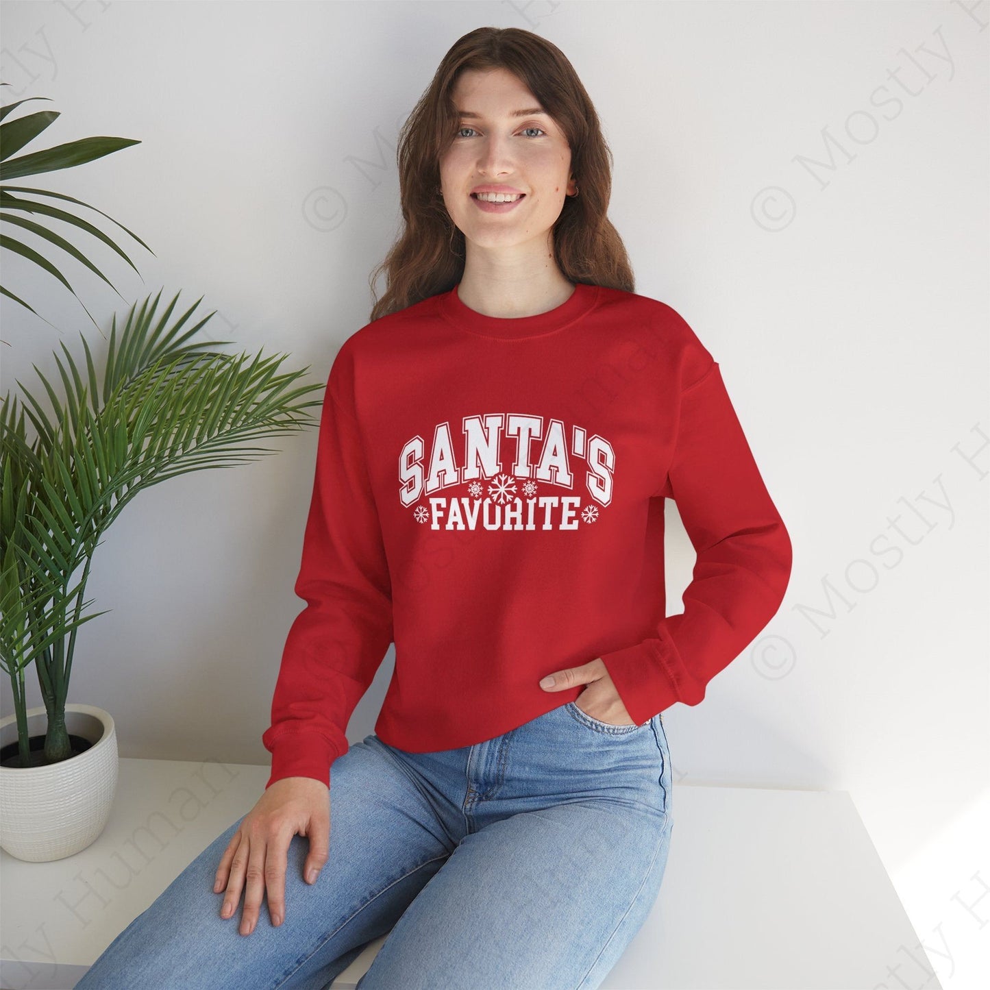 Santa's Favorite | Red Unisex | Mostly Human