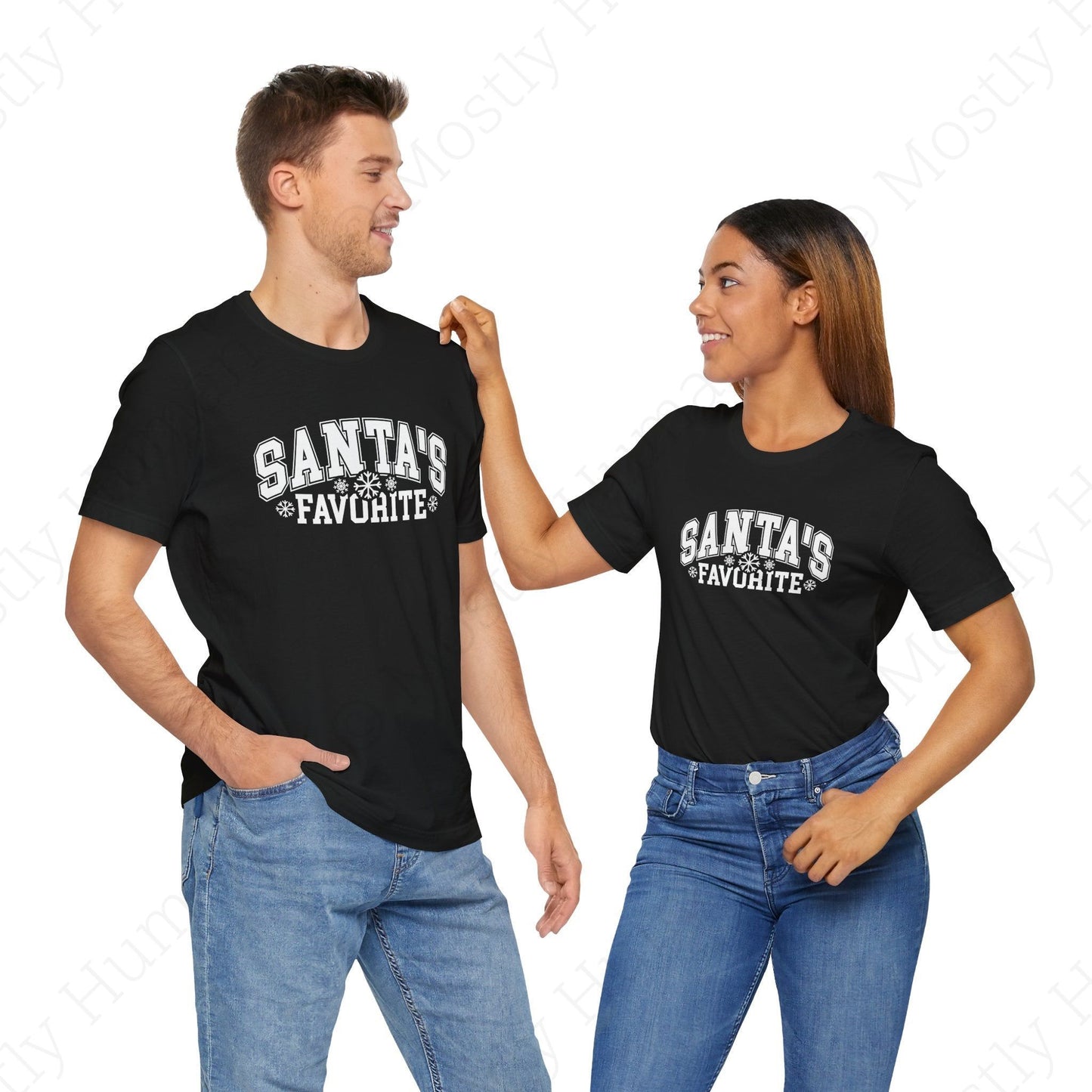 Santa's Favorite | Black Unisex | Mostly Human