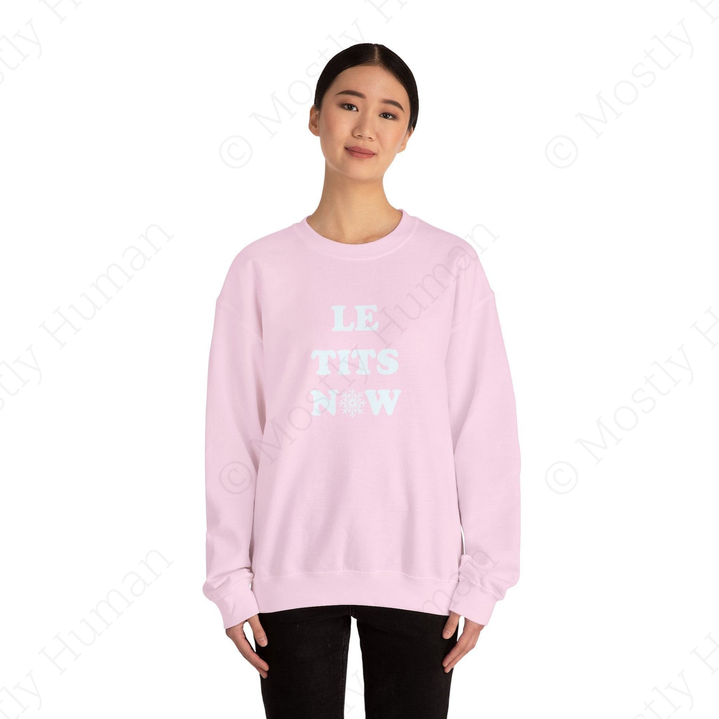 Le Tits Now | Light Pink Unisex | Mostly Human