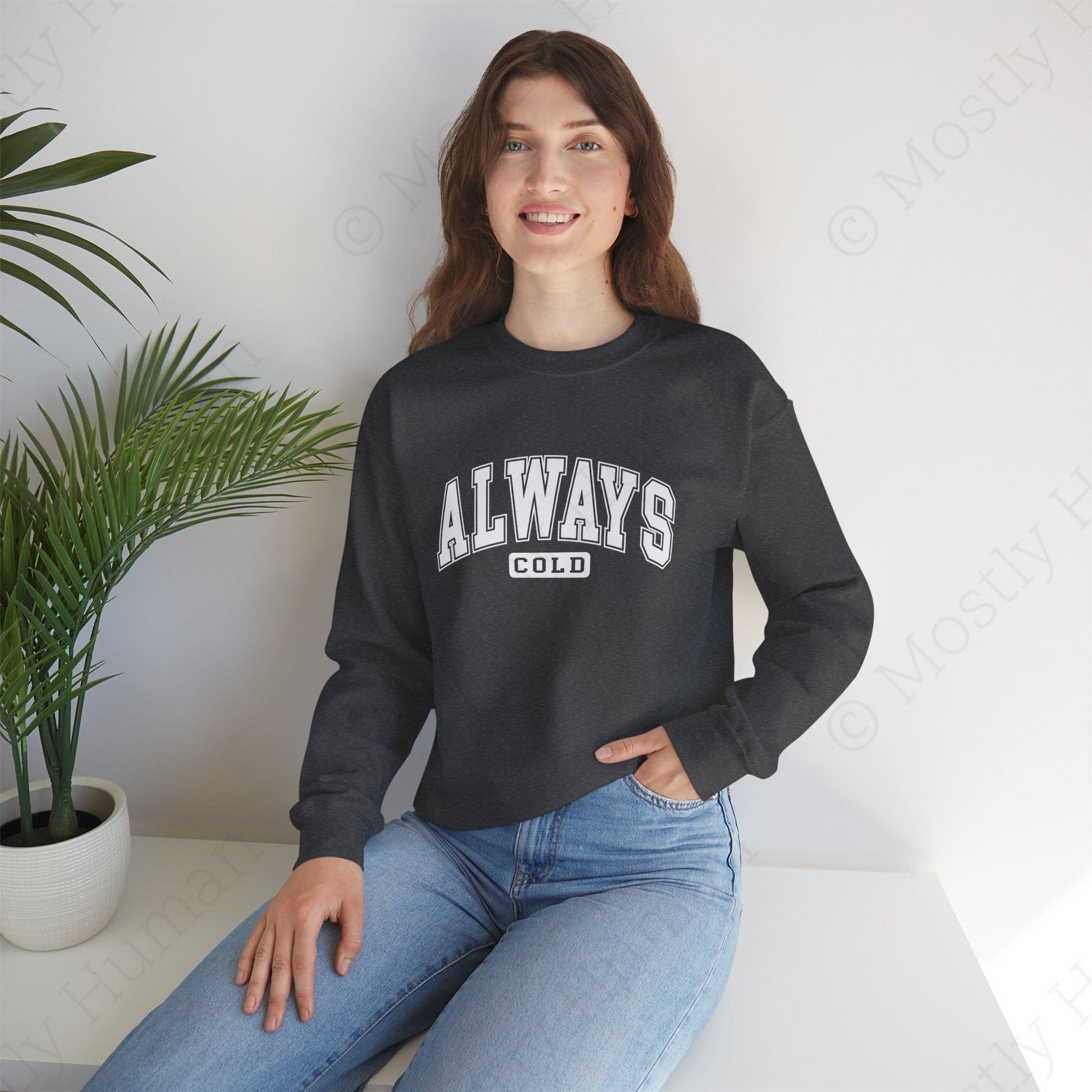 Always Cold | Dark Heather Unisex | Mostly Human