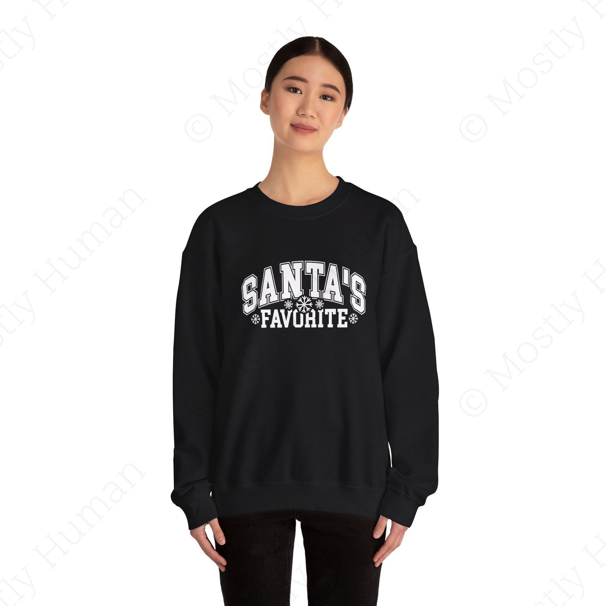 Santa's Favorite | Black Unisex | Mostly Human