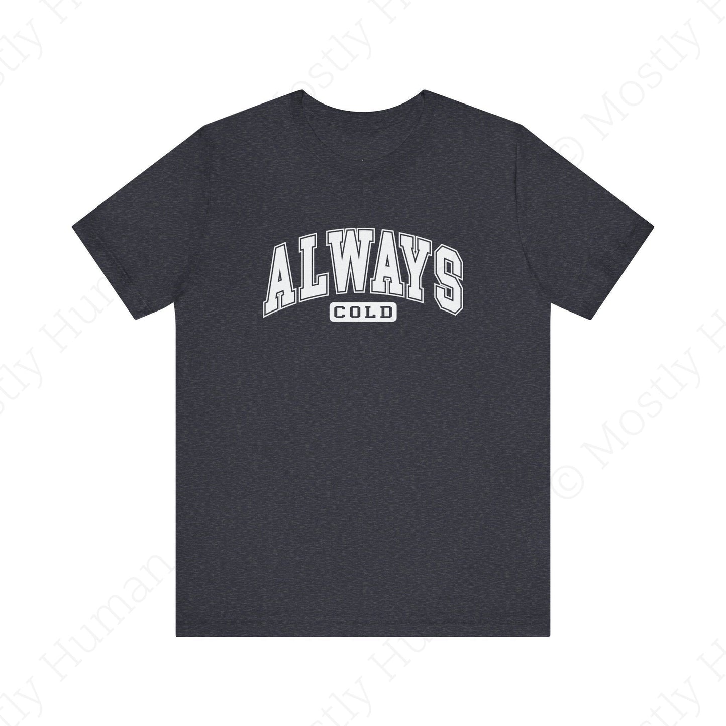 Always Cold | Heather Navy Unisex | Mostly Human