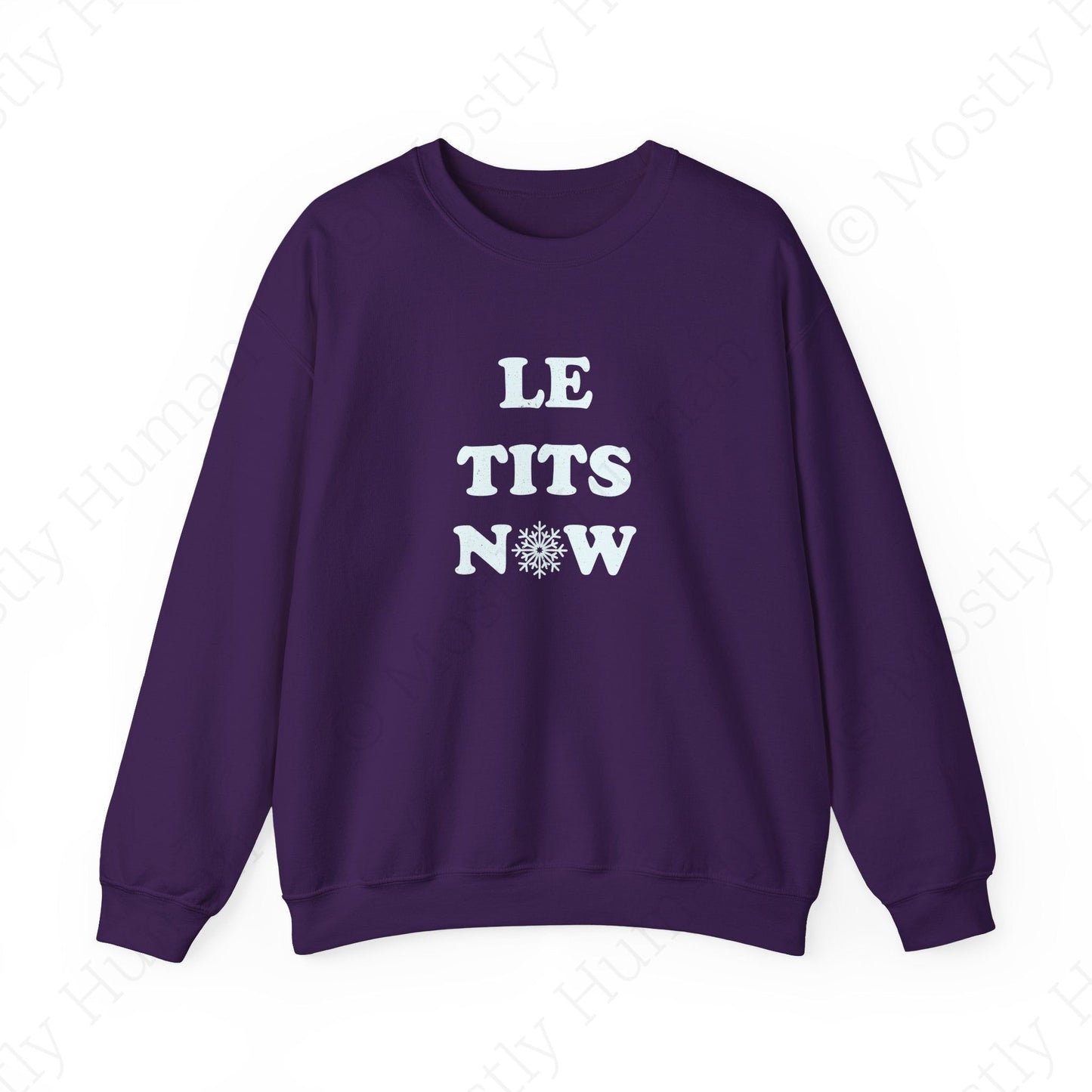 Le Tits Now | Purple Unisex | Mostly Human