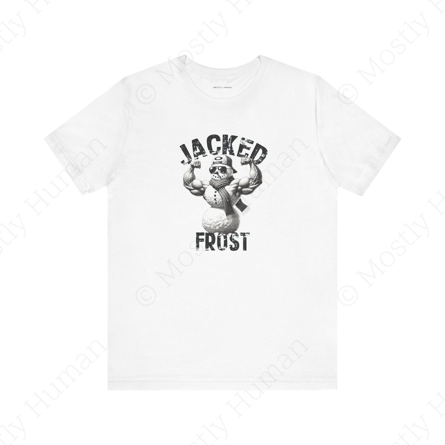 Jacked Frost | White Unisex | Mostly Human