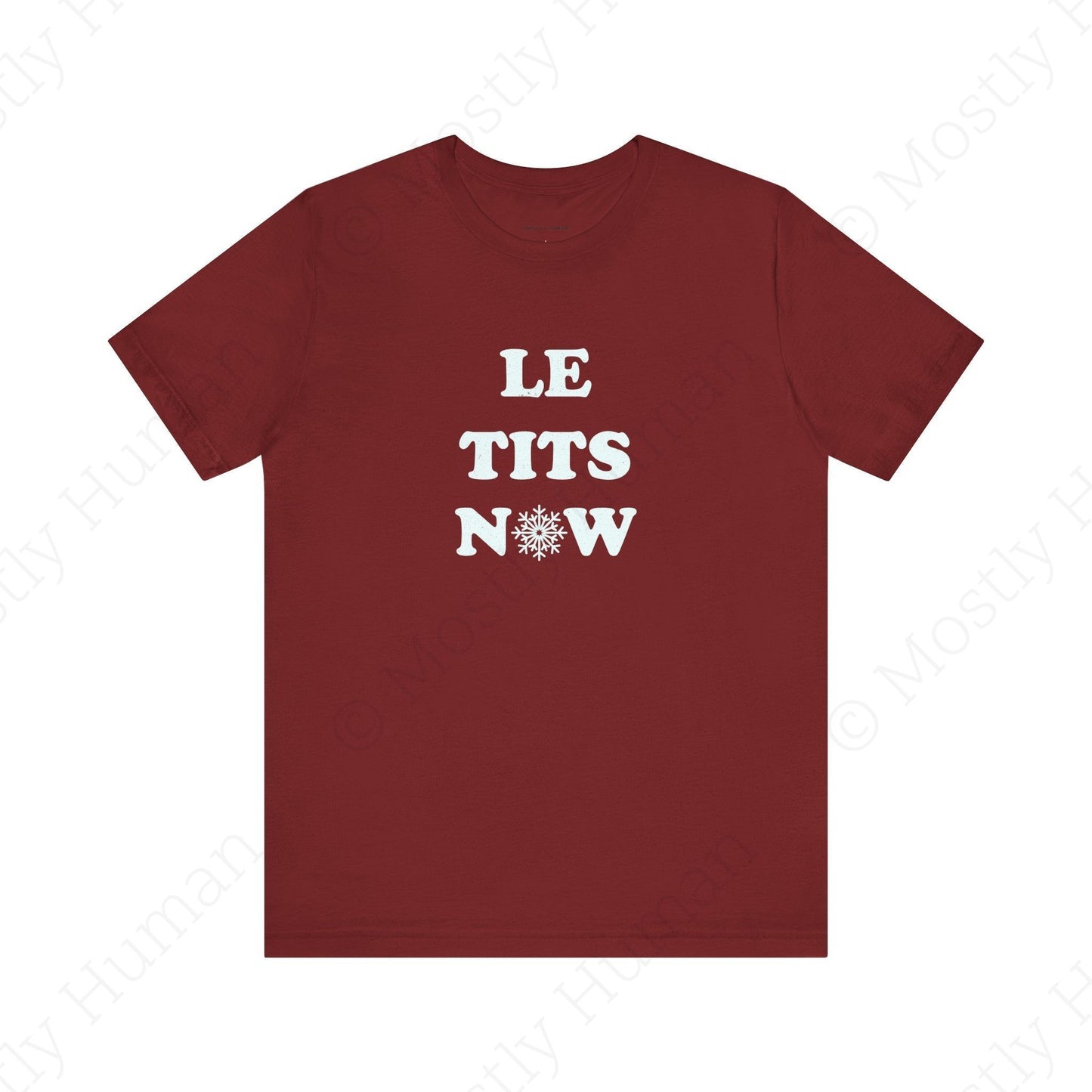 Le Tits Now | Cardinal Unisex | Mostly Human