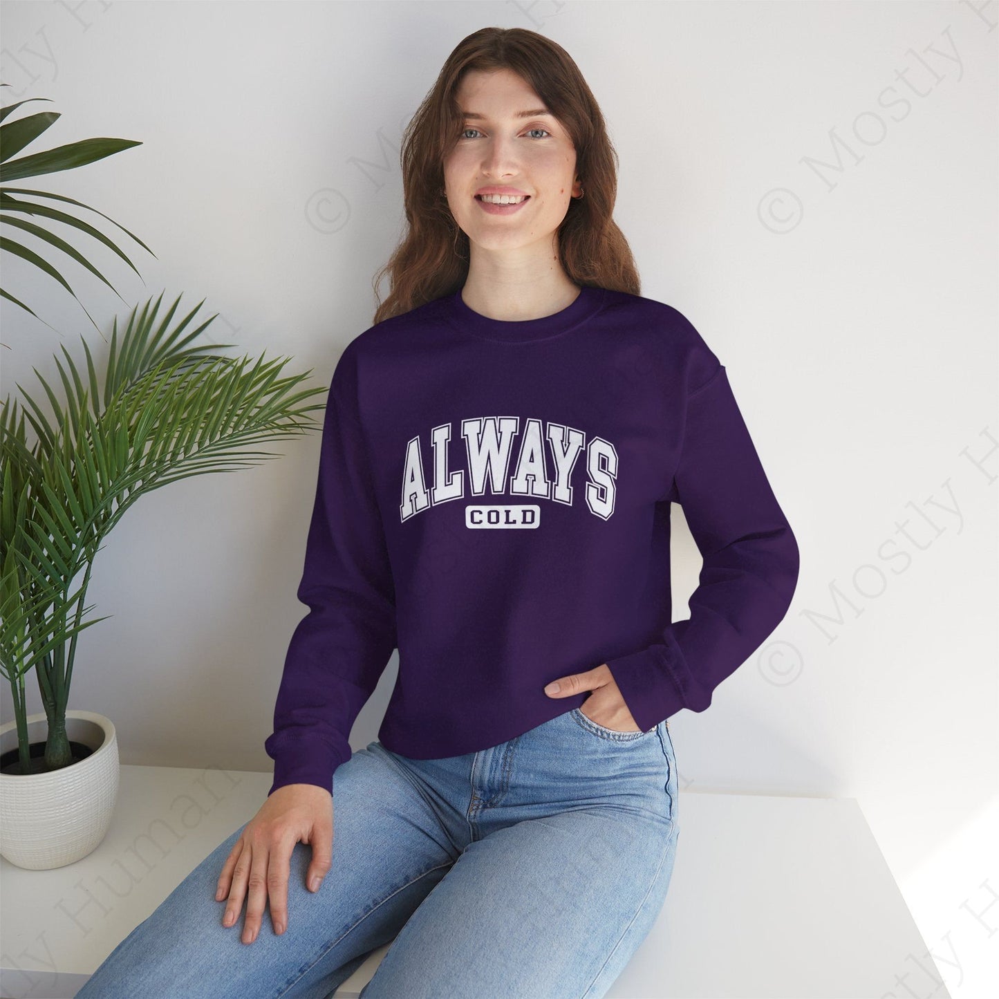 Always Cold | Purple Unisex | Mostly Human