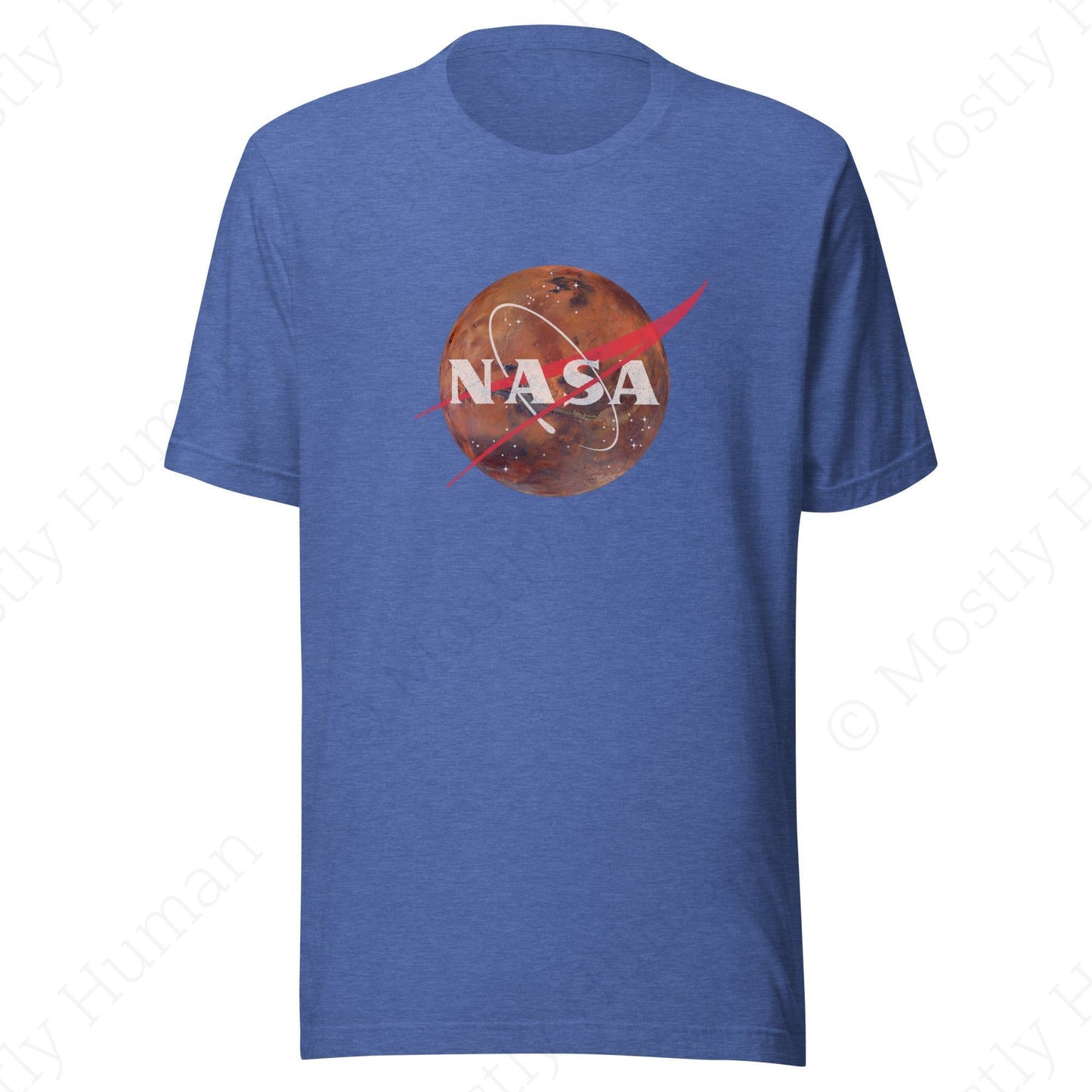 NASA Mars Logo | Heather True Royal Unisex | Mostly Human