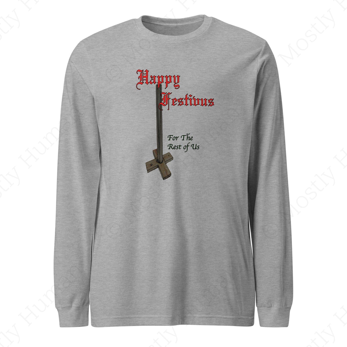 Happy Festivus | Athletic Heather Unisex | Mostly Human