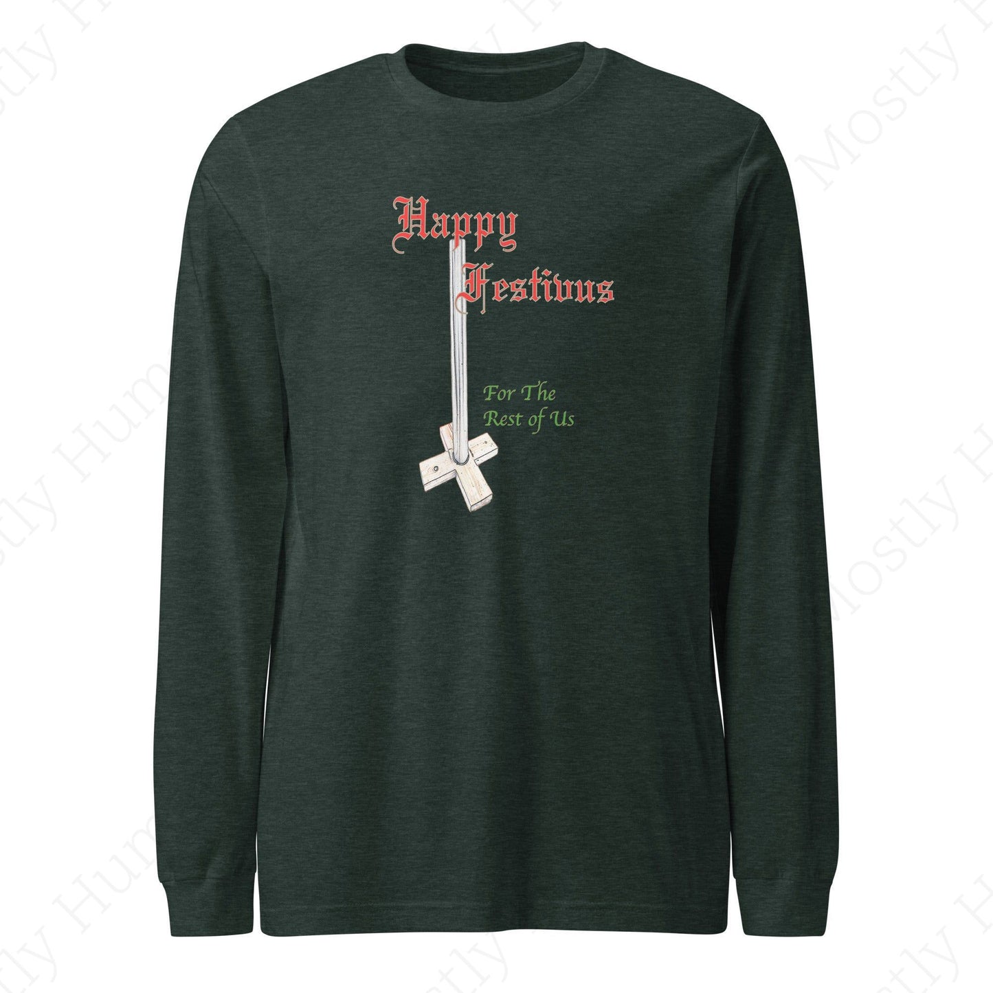 Happy Festivus | Heather Forest Unisex | Mostly Human