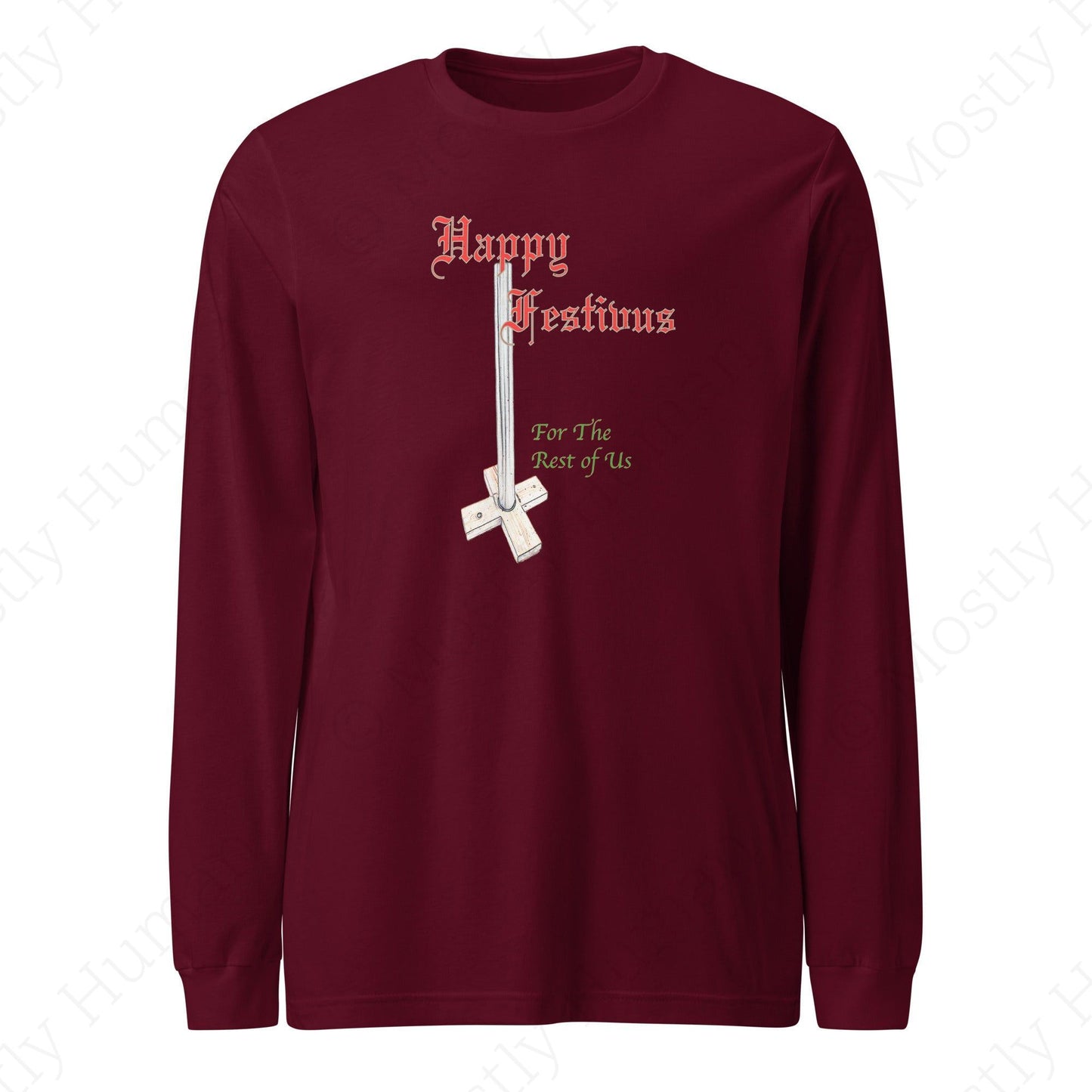 Happy Festivus | Maroon Unisex | Mostly Human