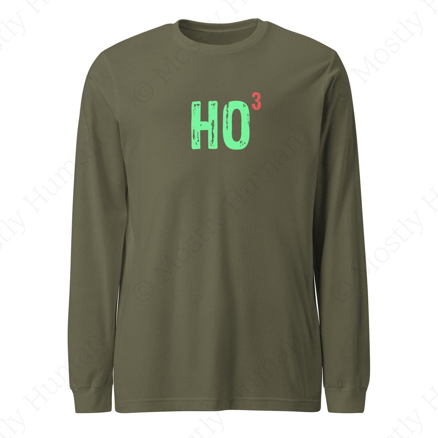 Ho-Cubed (Ho Ho Ho) | Military Green Unisex | Mostly Human