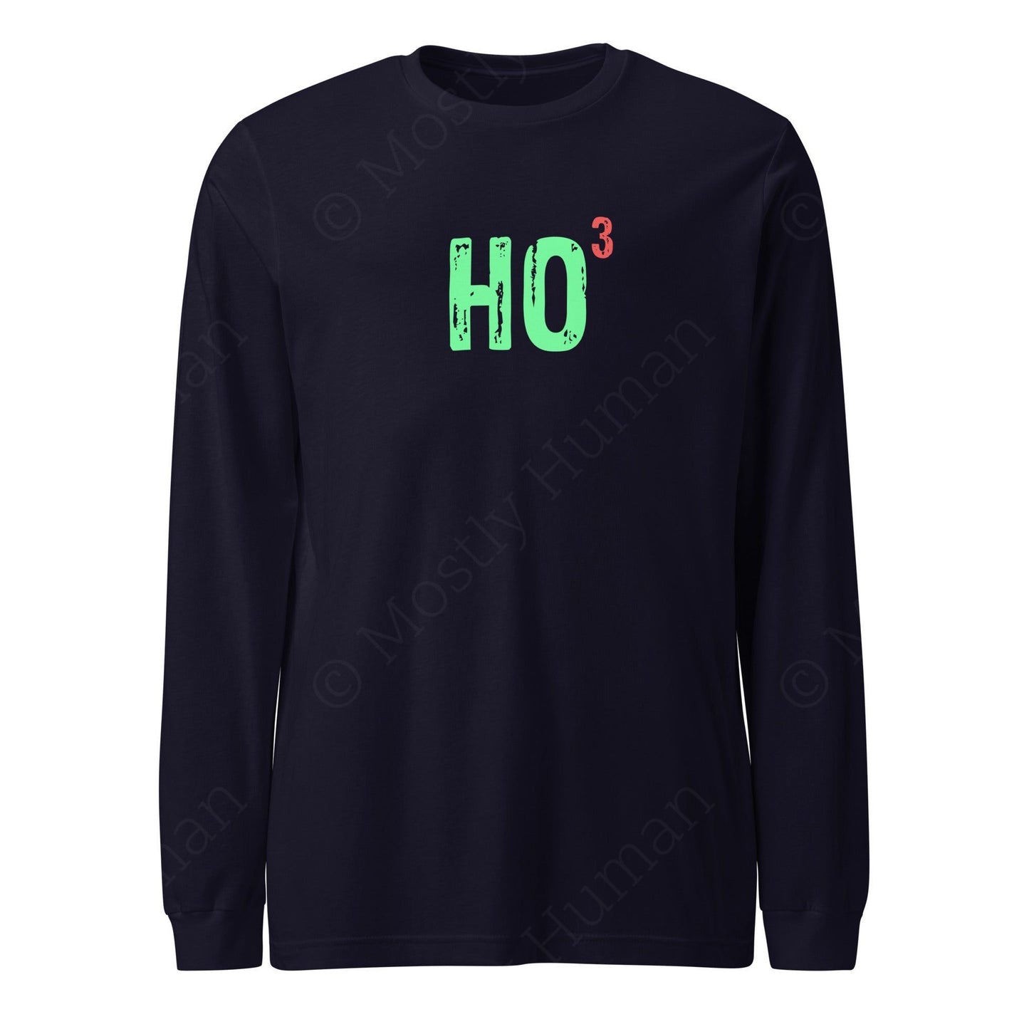 Ho-Cubed (Ho Ho Ho) | Navy Unisex | Mostly Human