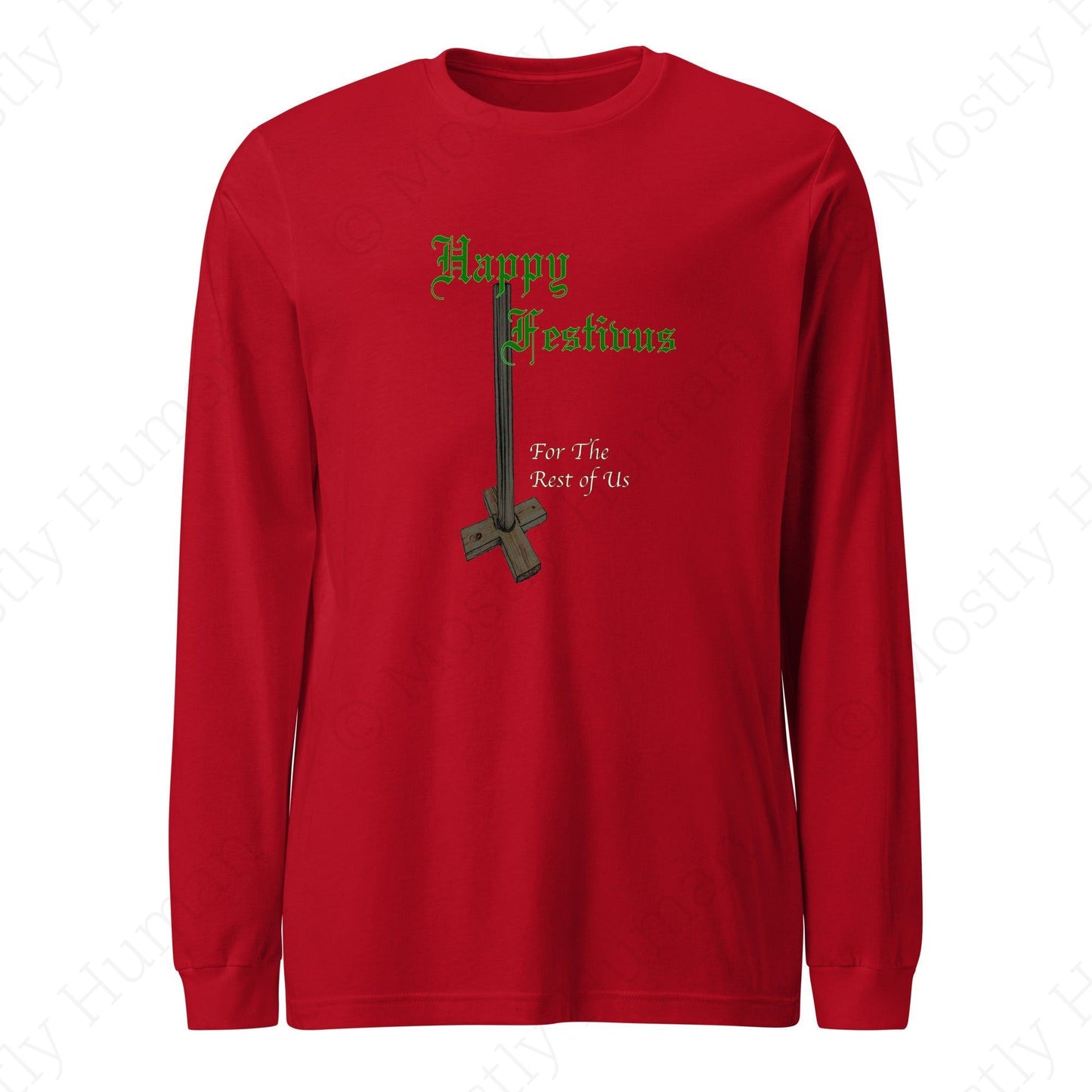 Happy Festivus | Red Unisex | Mostly Human