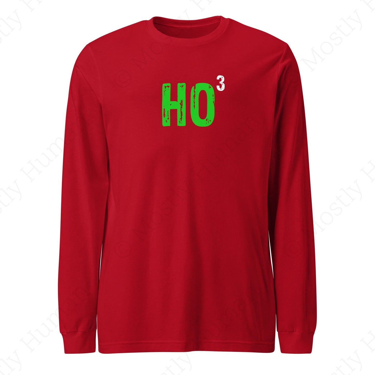 Ho-Cubed (Ho Ho Ho) | Red Unisex | Mostly Human