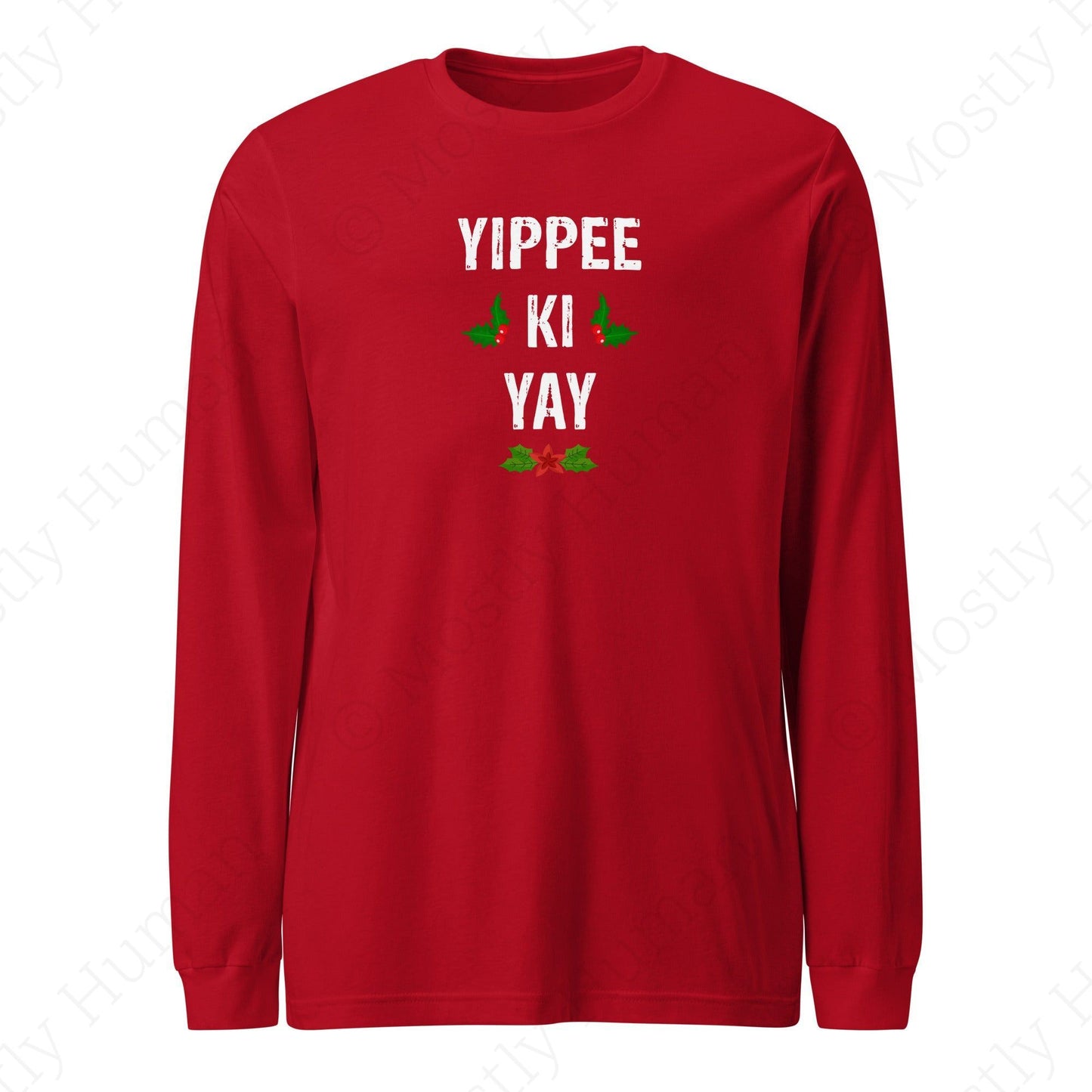 Yippee-Ki-Yay Christmas | Red Unisex | Mostly Human