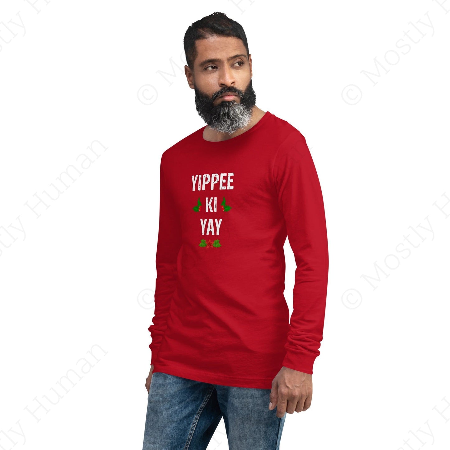 Yippee-Ki-Yay Christmas | Red Unisex | Mostly Human