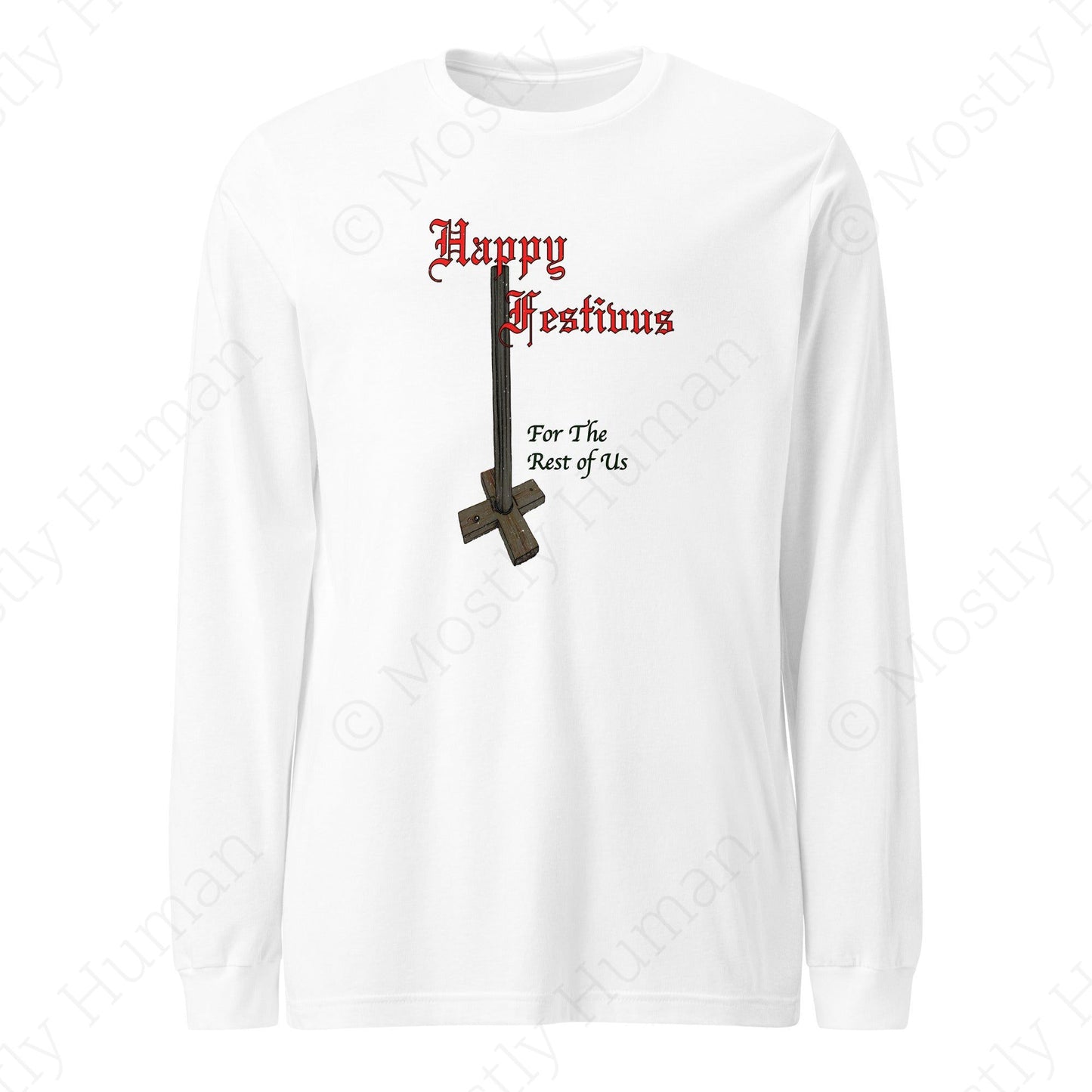 Happy Festivus | White Unisex | Mostly Human