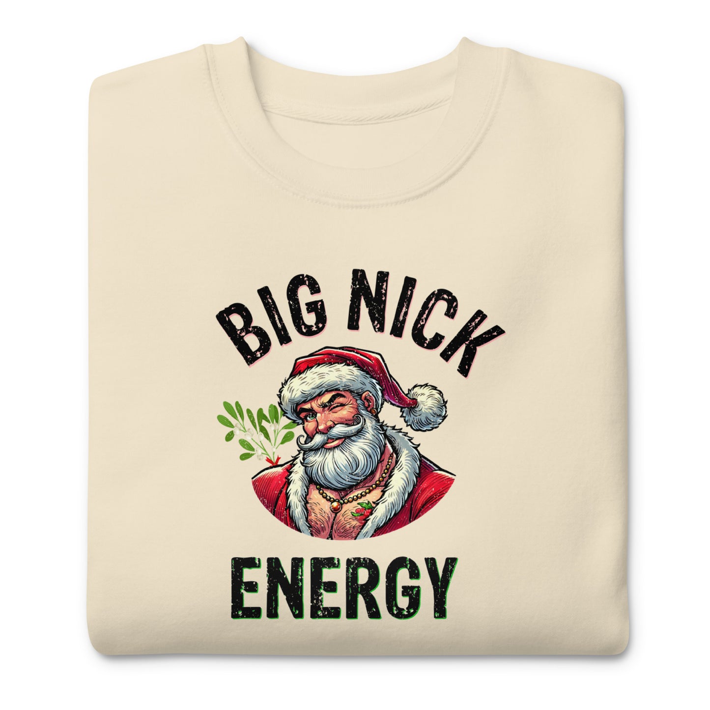 Big Nick Energy Christmas | Bone Unisex | Mostly Human