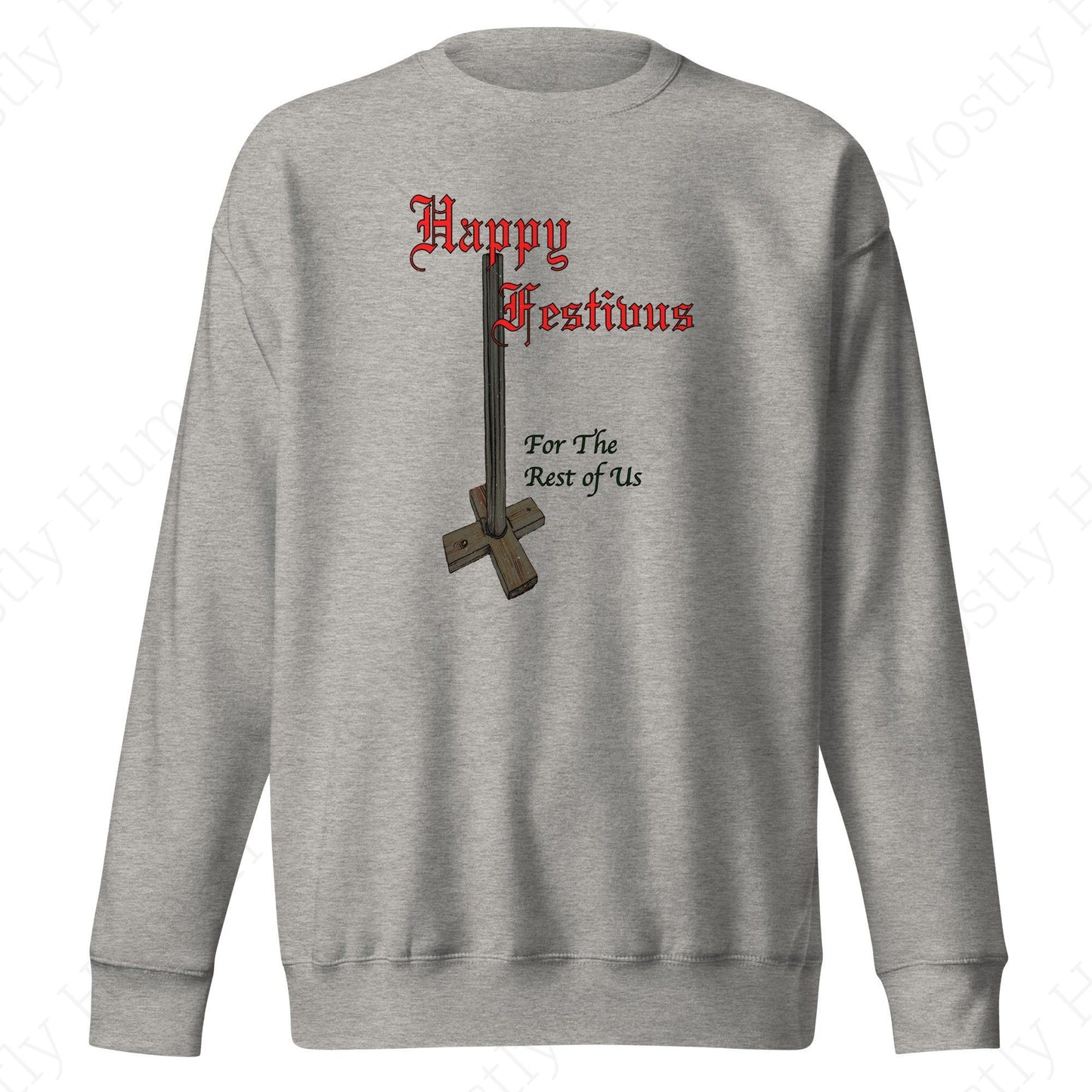 Happy Festivus | Carbon Grey Unisex | Mostly Human