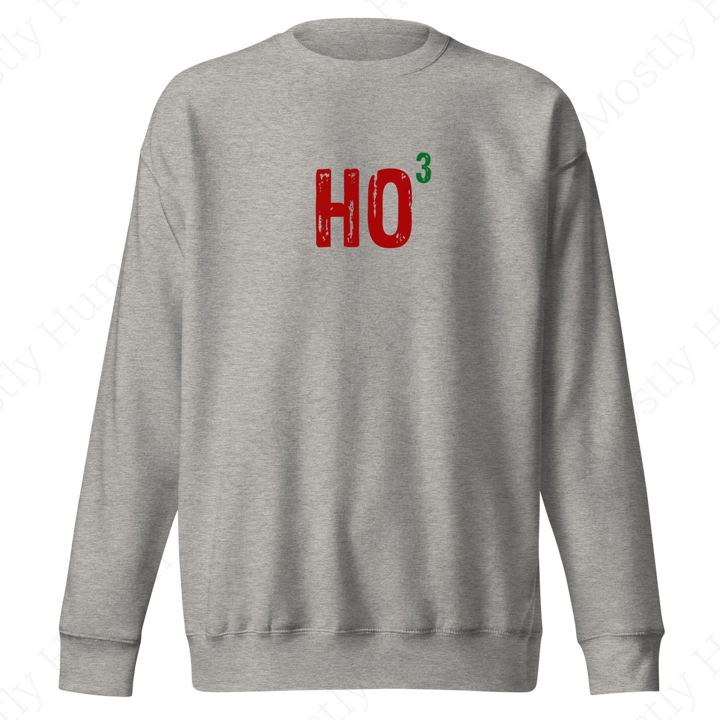 Ho-Cubed (Ho Ho Ho) | Carbon Grey Unisex | Mostly Human