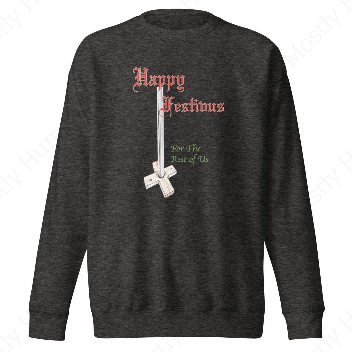 Happy Festivus | Charcoal Heather Unisex | Mostly Human