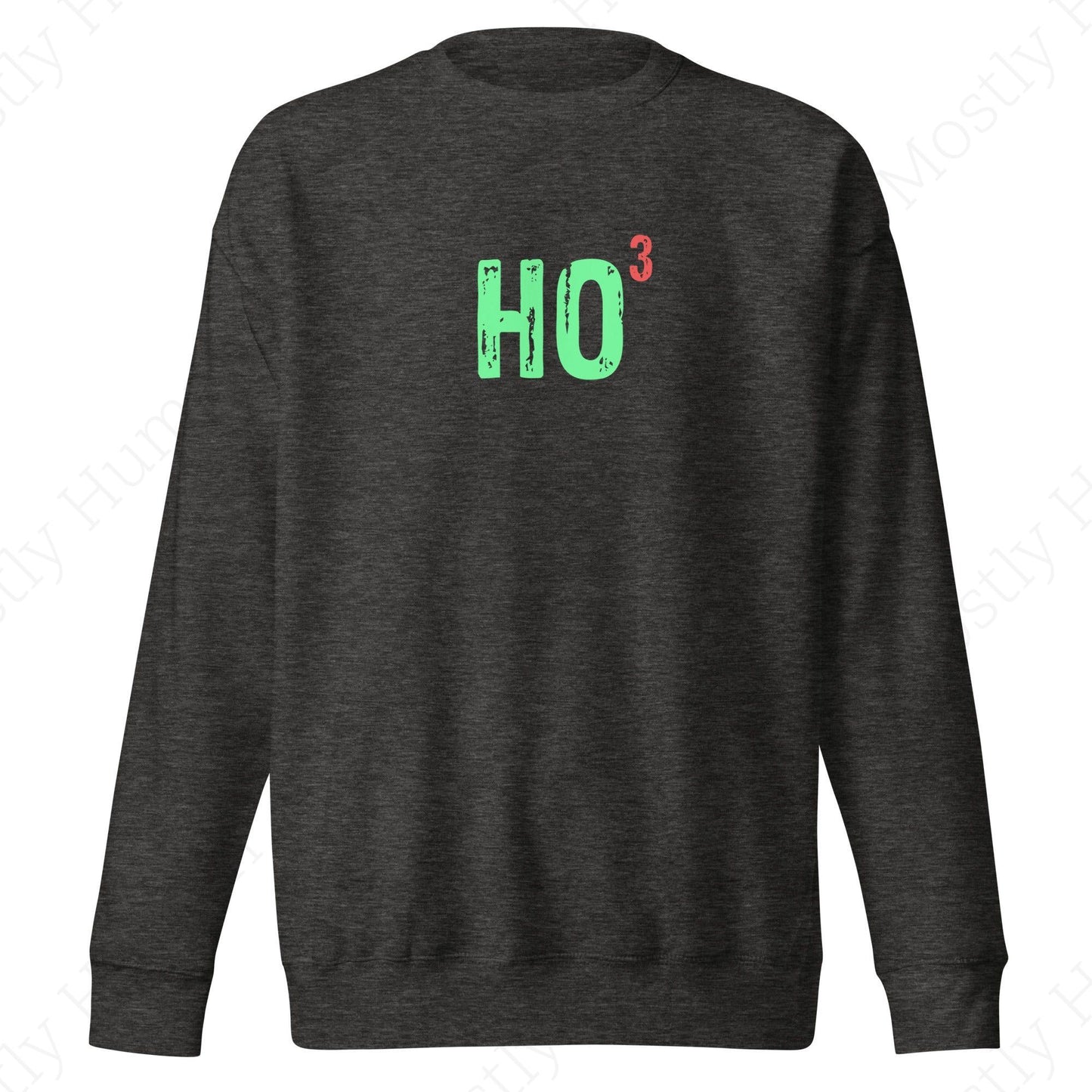 Ho-Cubed (Ho Ho Ho) | Charcoal Heather Unisex | Mostly Human