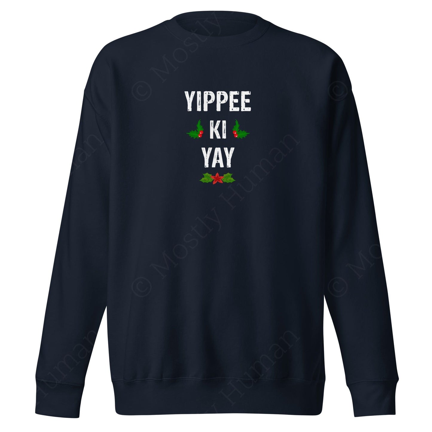 Yippee-Ki-Yay Christmas | Navy Blazer Unisex | Mostly Human