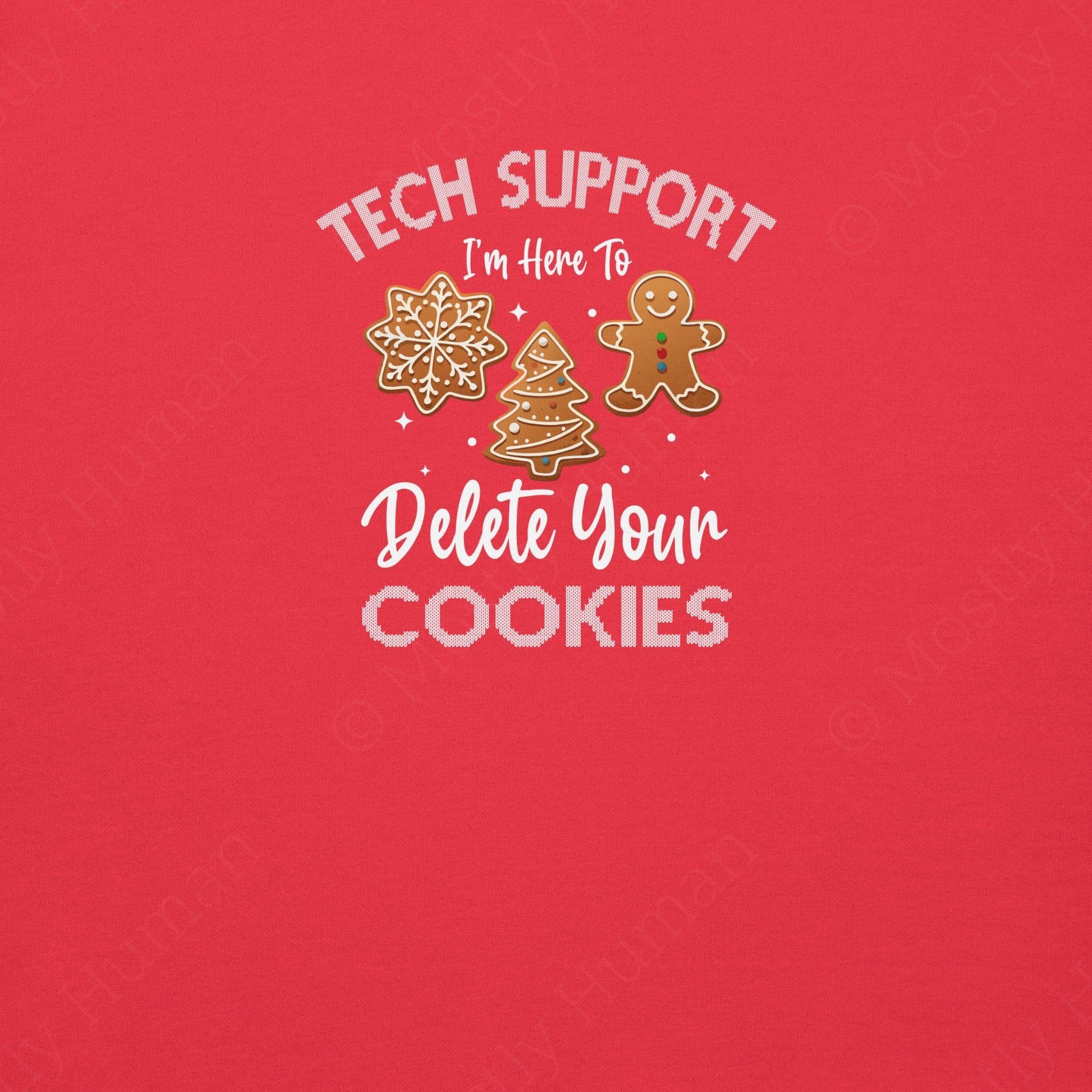 Tech Support Delete Your Cookies | Team Red Unisex | Mostly Human