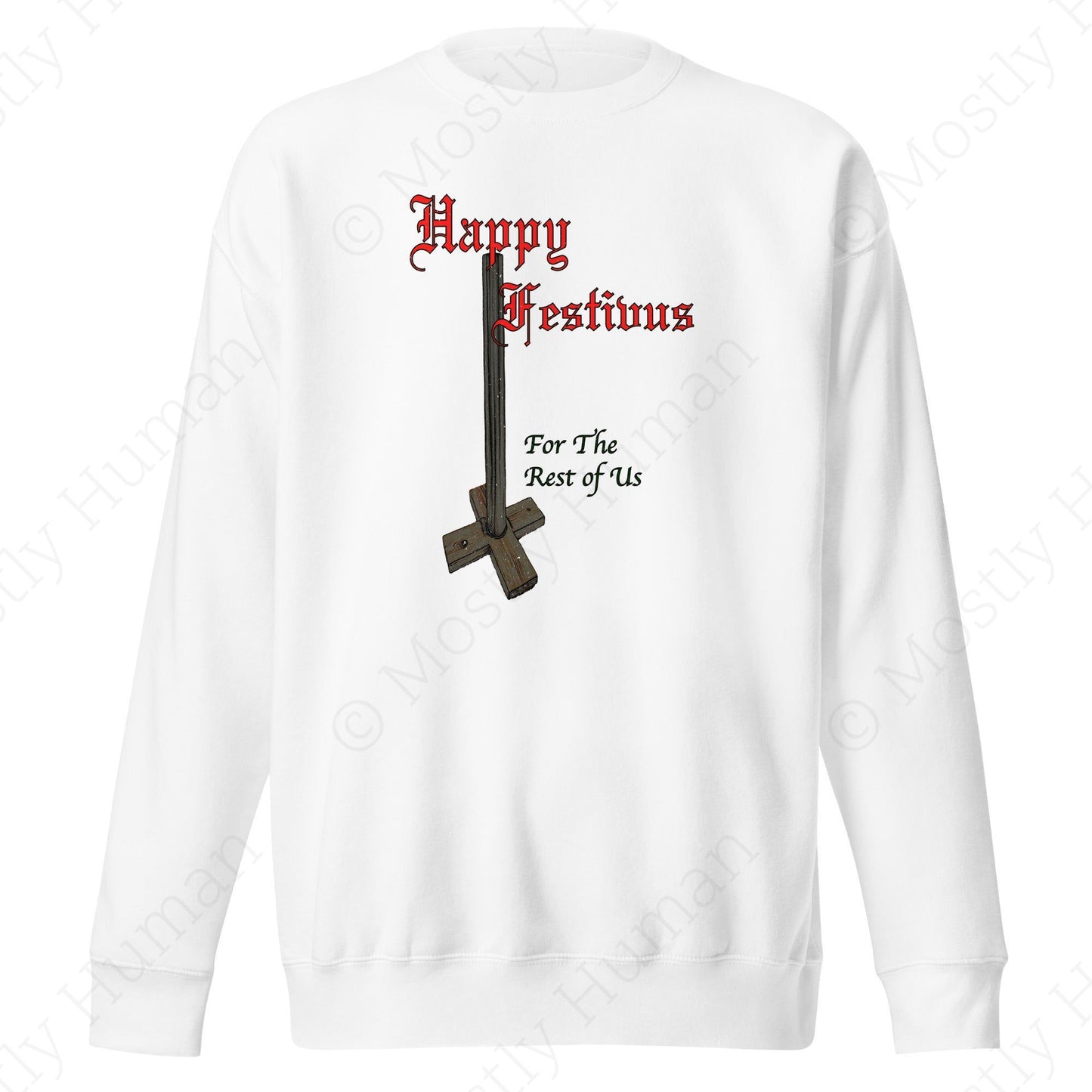 Happy Festivus | White Unisex | Mostly Human