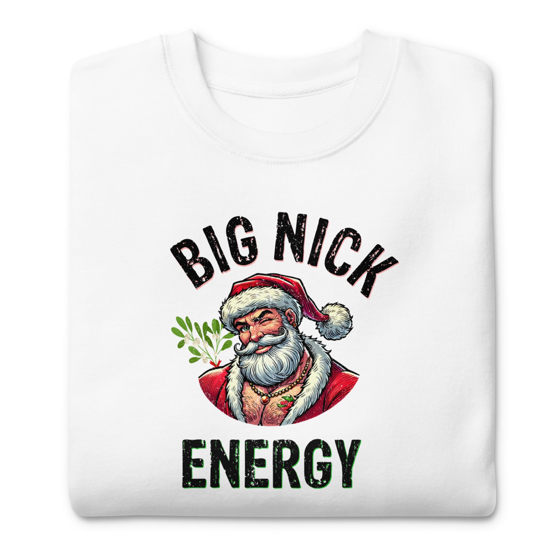 Big Nick Energy Christmas | Bone Unisex | Mostly Human