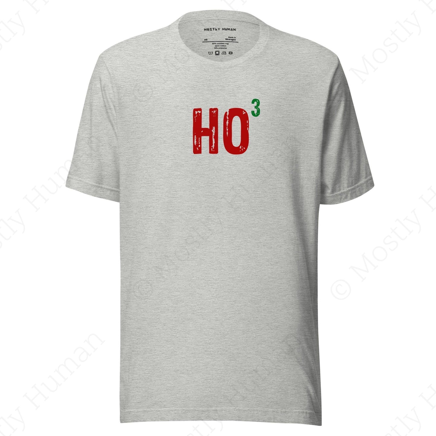 Ho-Cubed (Ho Ho Ho) | Athletic Heather Unisex | Mostly Human