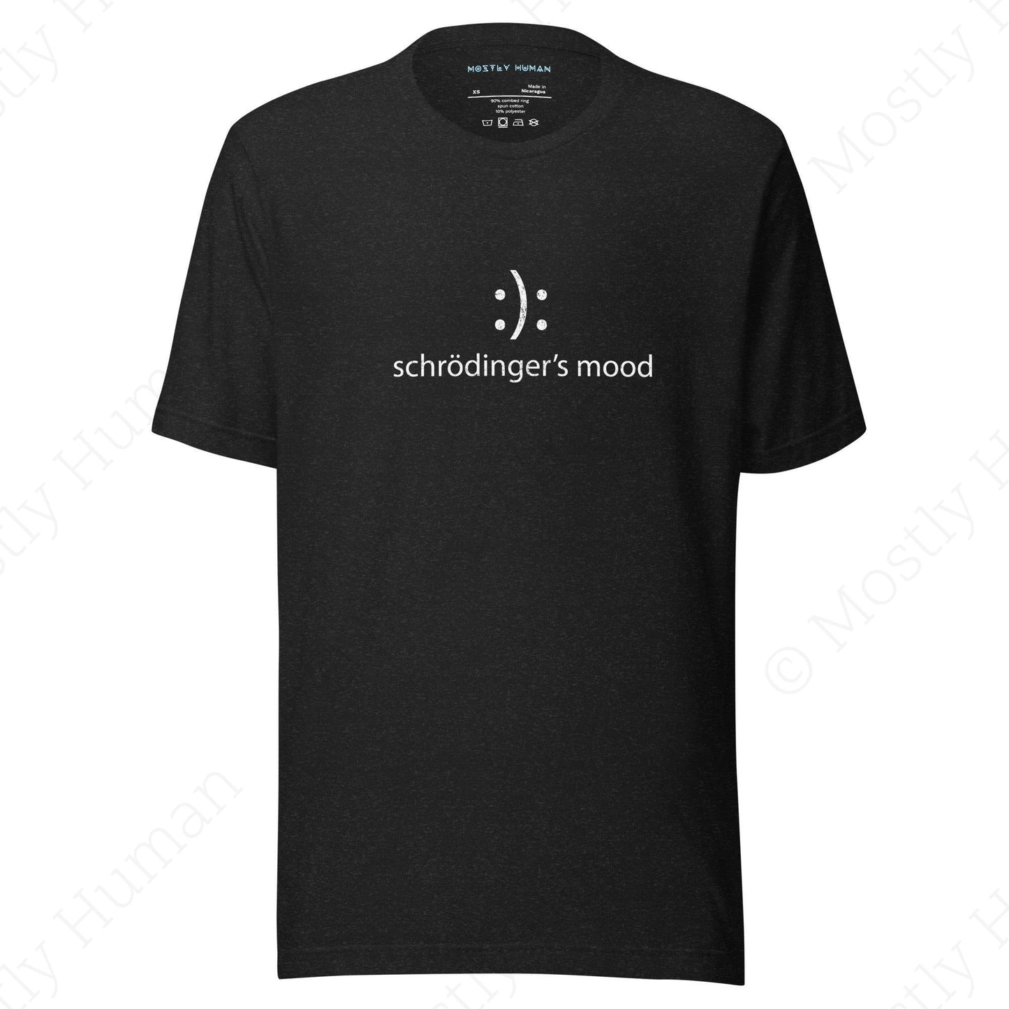 Schrödinger's Mood | Black Heather Unisex | Mostly Human